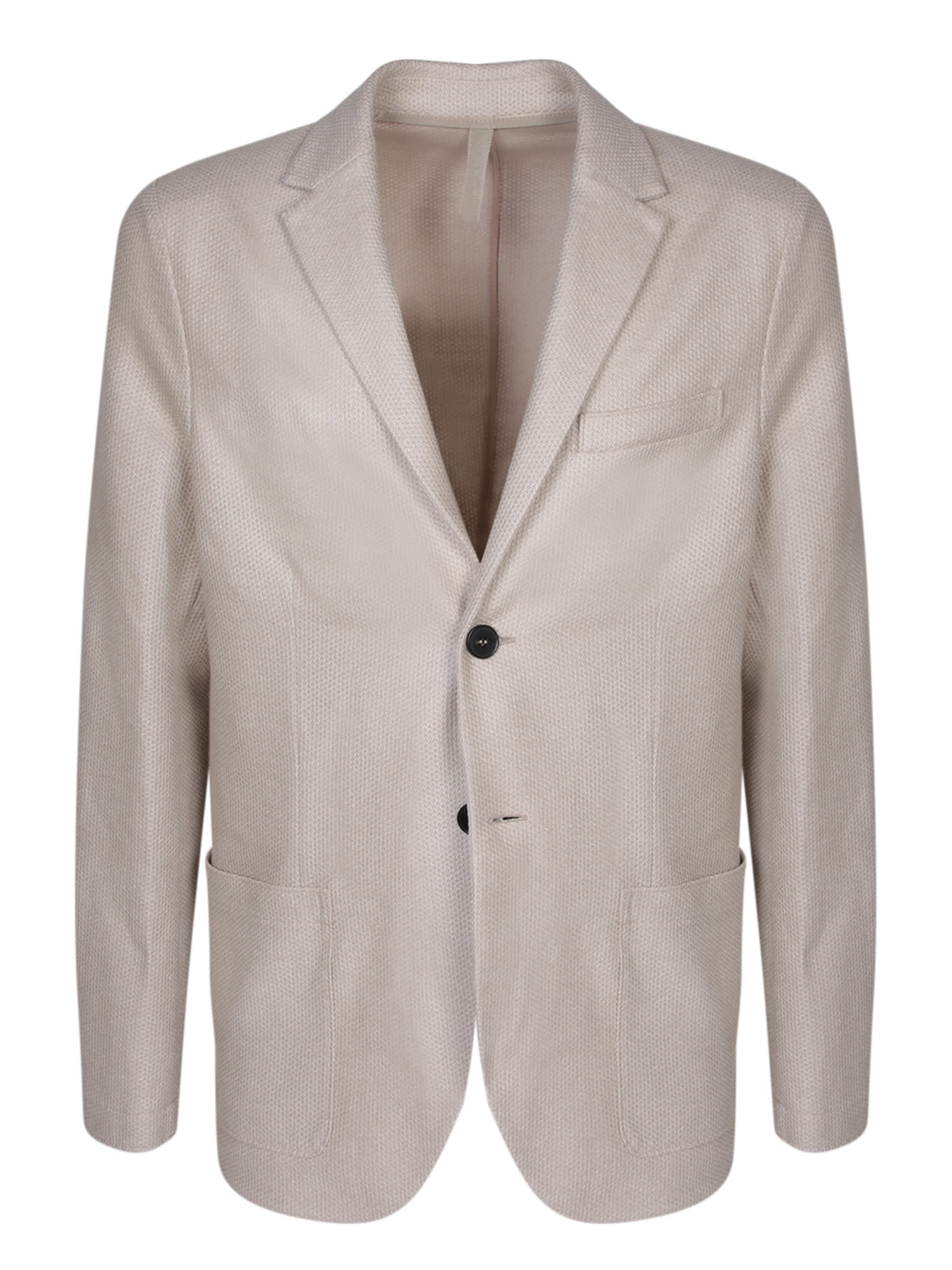 Harris Wharf London Beige Linen And Cotton Jacket