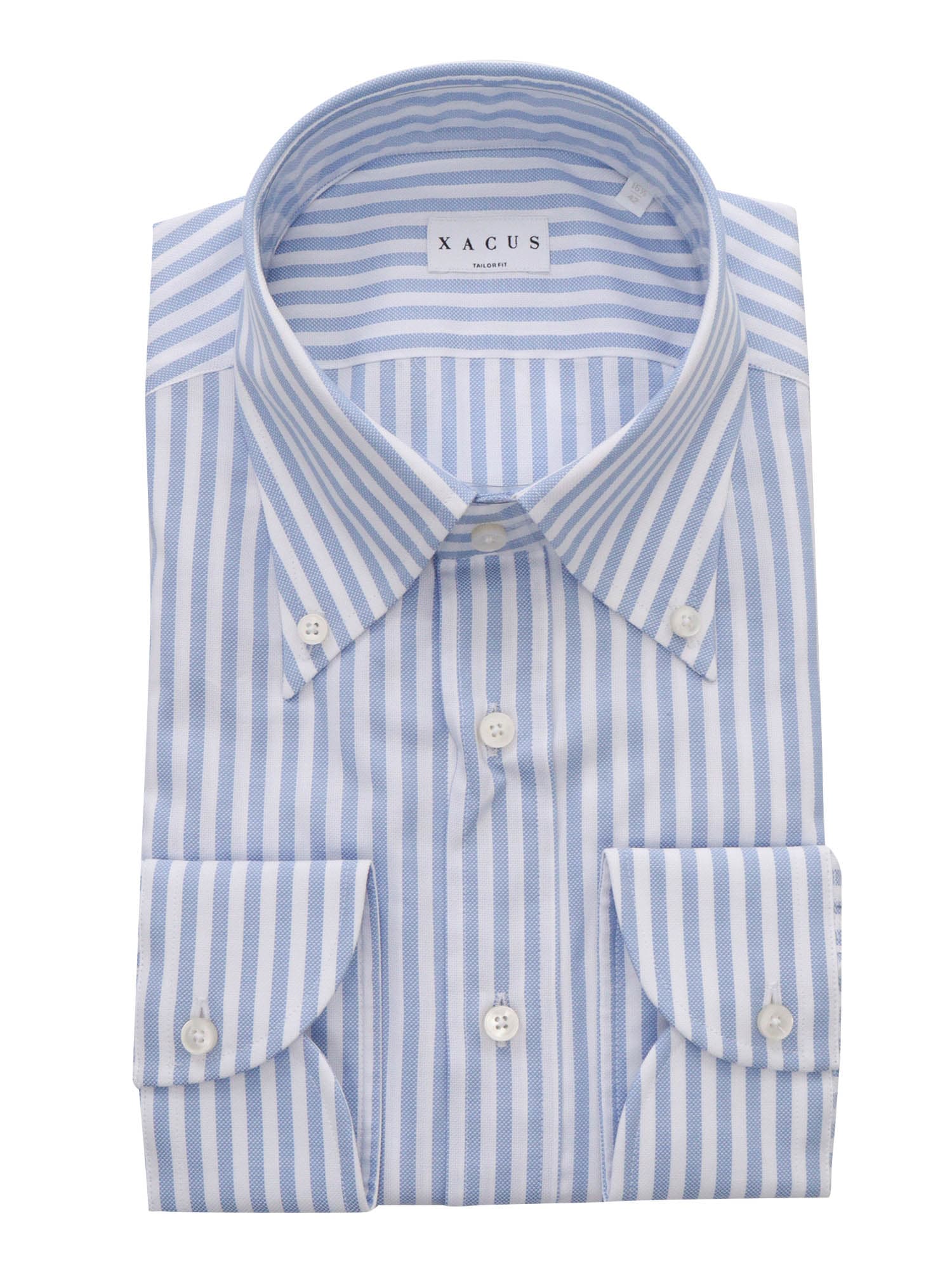 Xacus Light Blue Striped Shirt