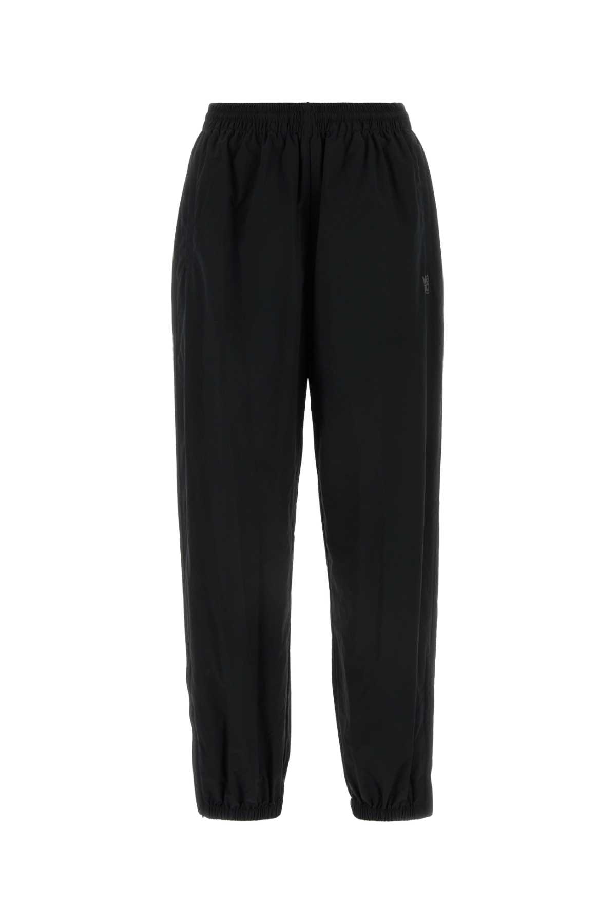 T by Alexander Wang Black Polyester Blend Joggers