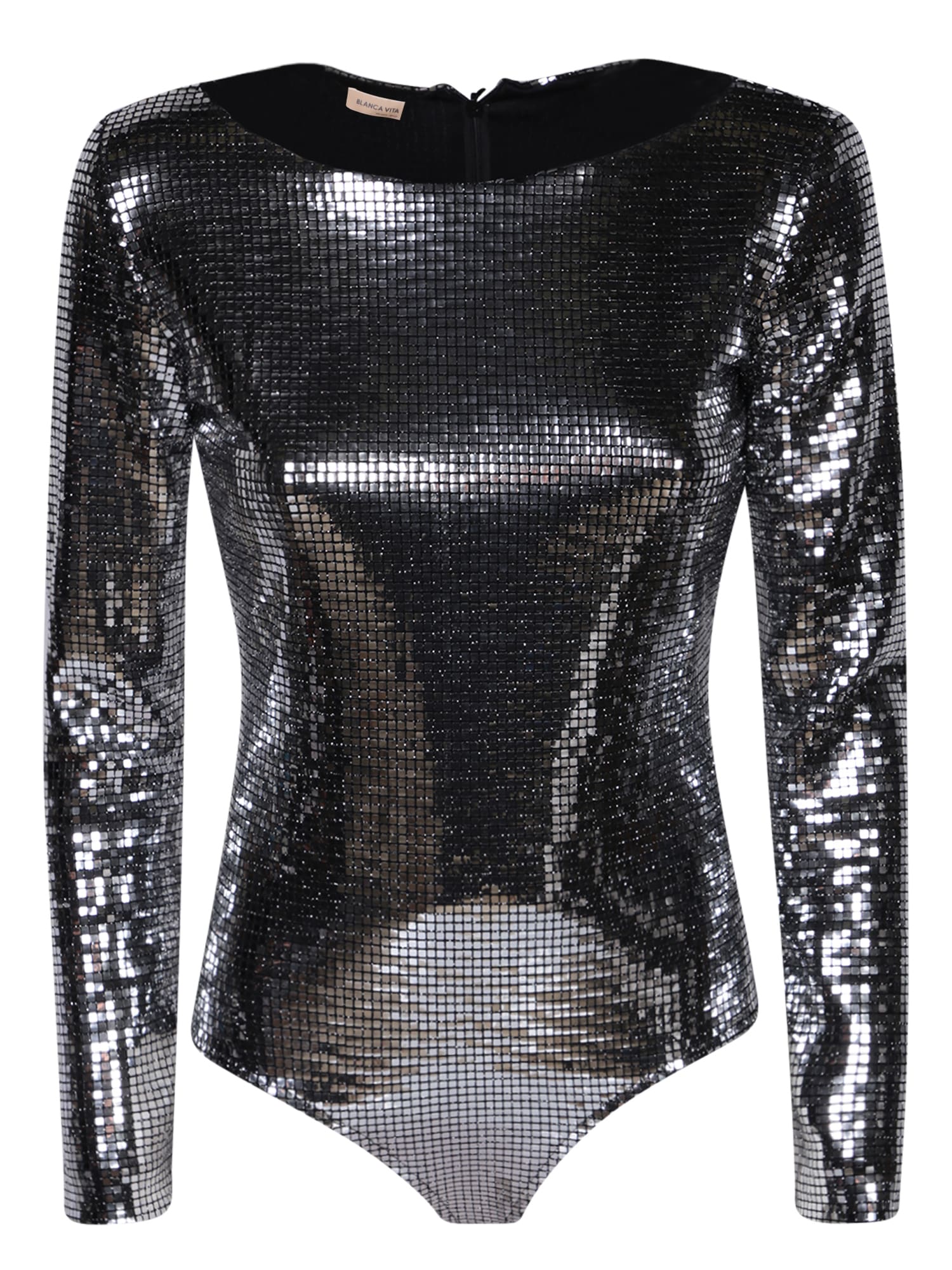 Blanca Vita Bromelia Silver Bodysuit