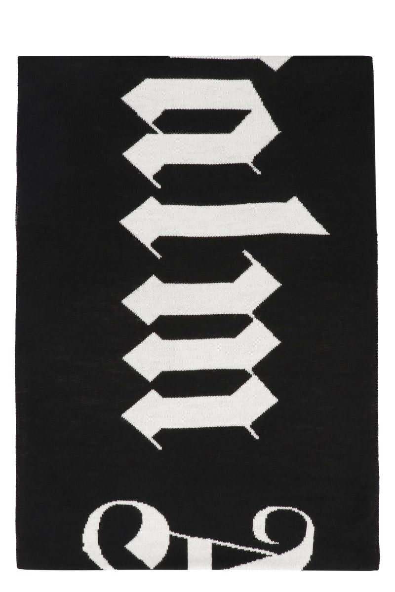 Palm Angels Wool Blend Scarf