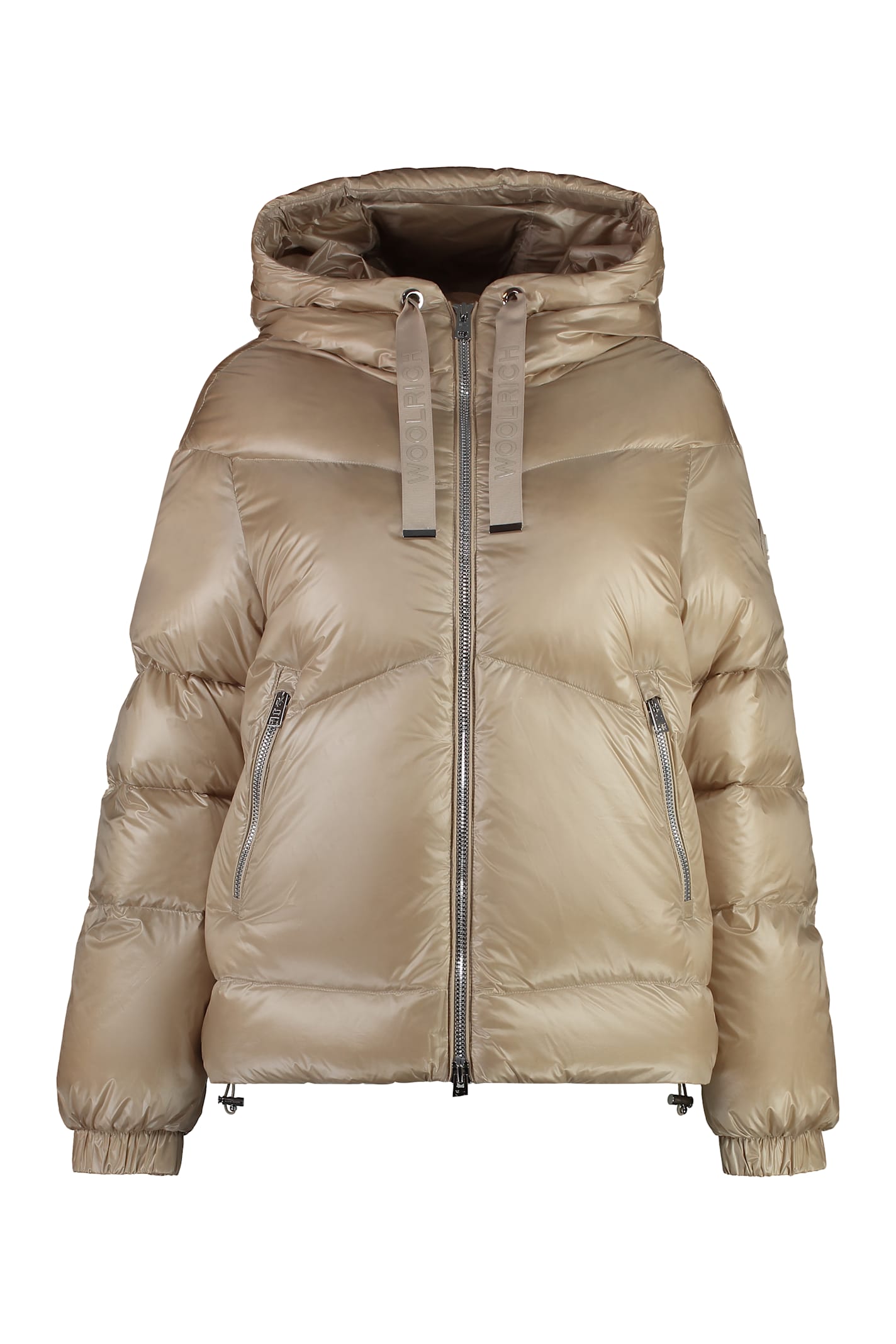 Woolrich Aliquippa Hooded Nylon Down Jacket