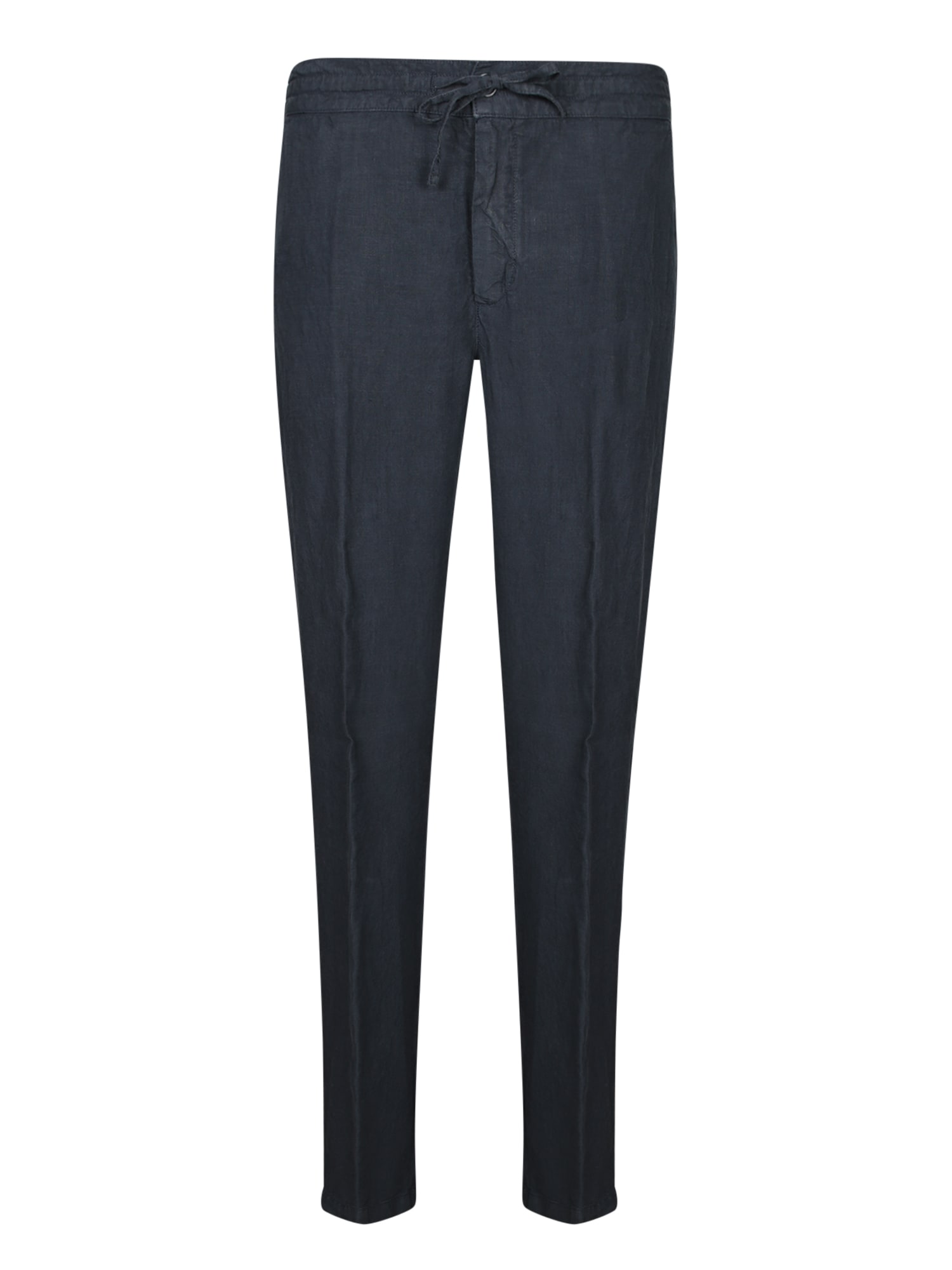 120% Lino Blue Linen Trousers