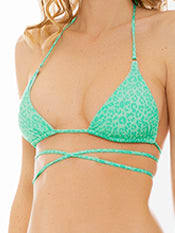 MC2 Saint Barth Pastel Animalier Triangle With Long Laces
