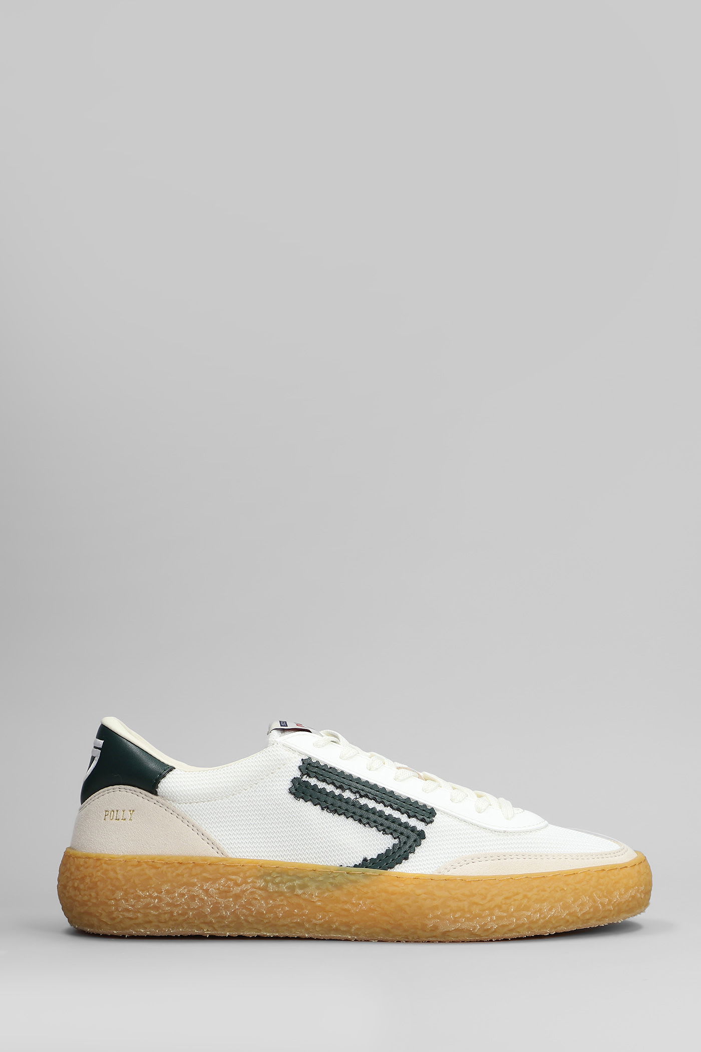 Puraai Evergreen Sneakers In White Leather And Fabric