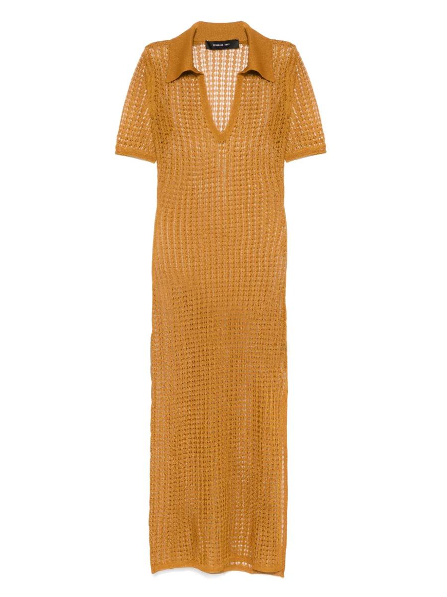 Federica Tosi Maxi Open Knit Dress