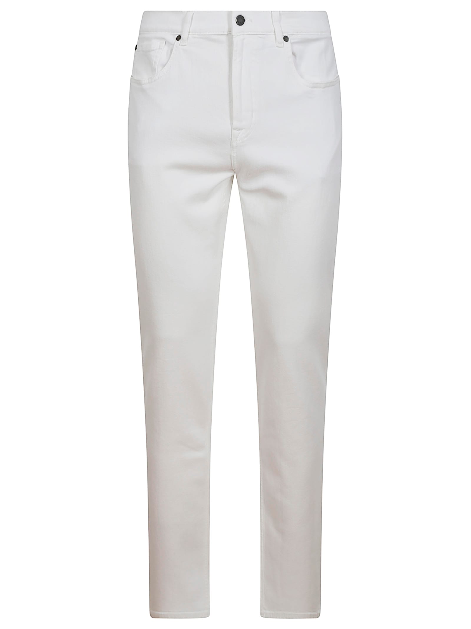 7 For All Mankind Slimmy Luxe Performance White White