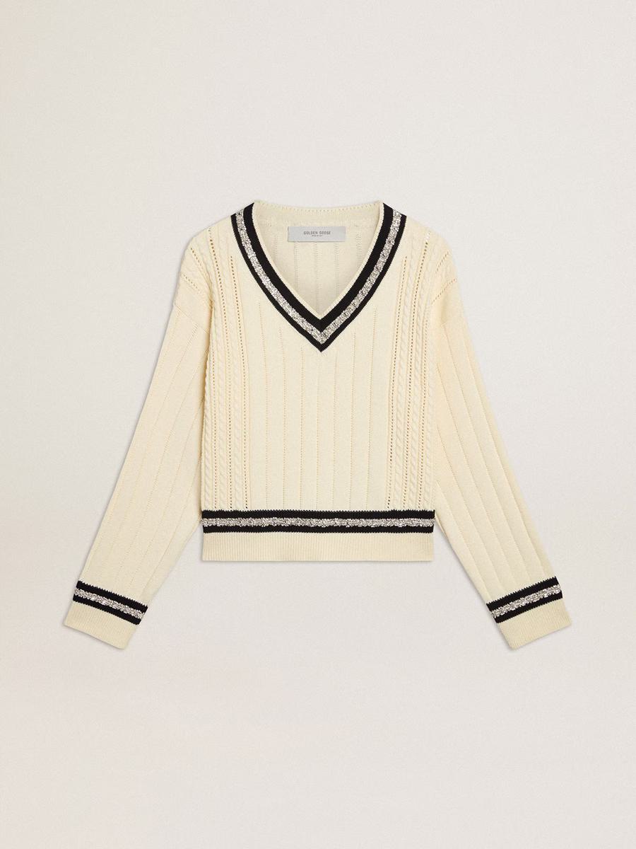 Golden Goose V领短款毛衣