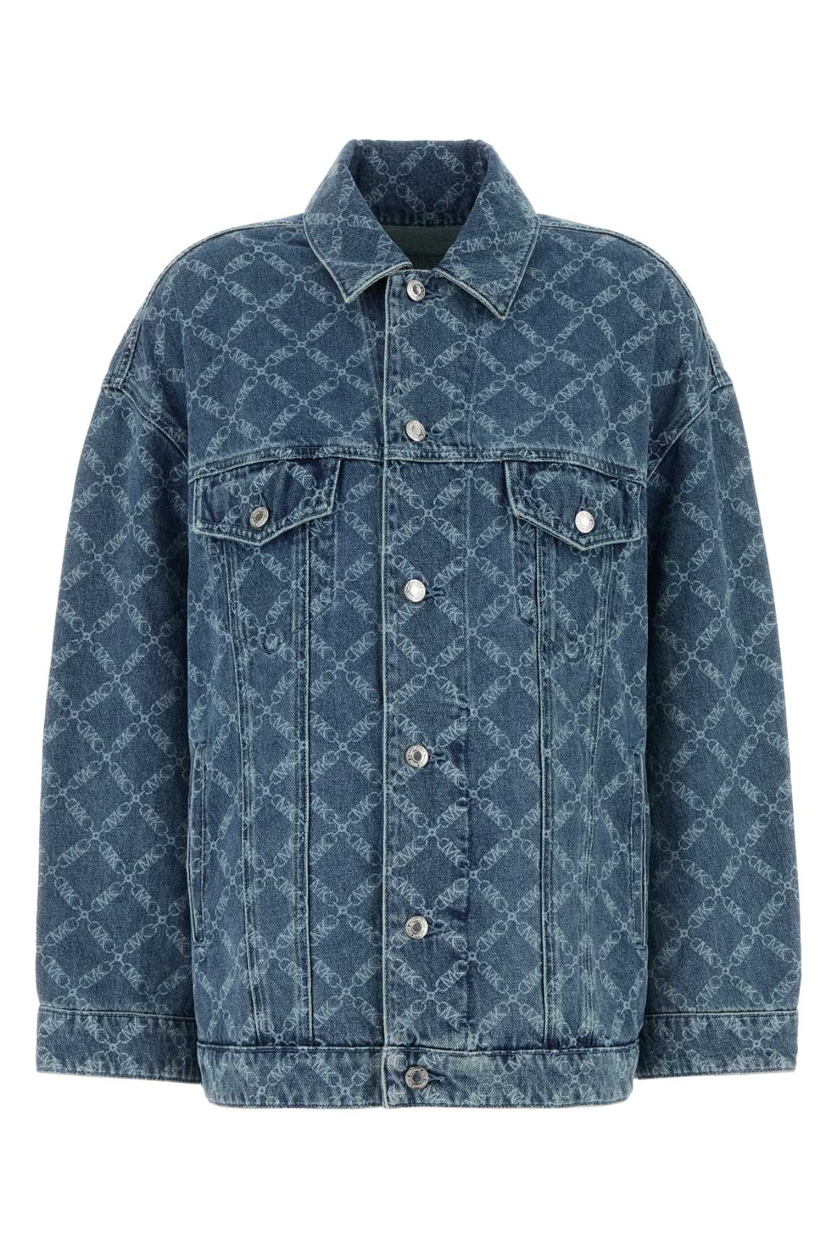 Michael Kors Printed Denim Jacket