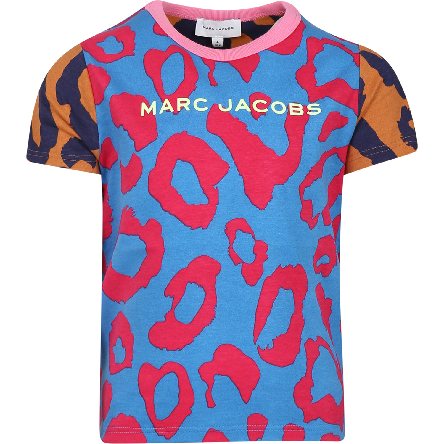 Little Marc Jacobs Animal Print T-shirt For Girl