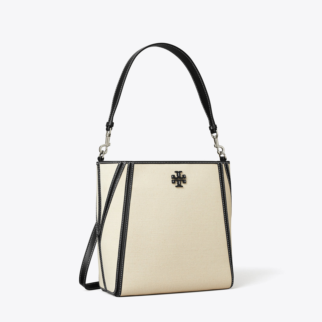 Tory Burch McGraw Canvas Bucket Bag