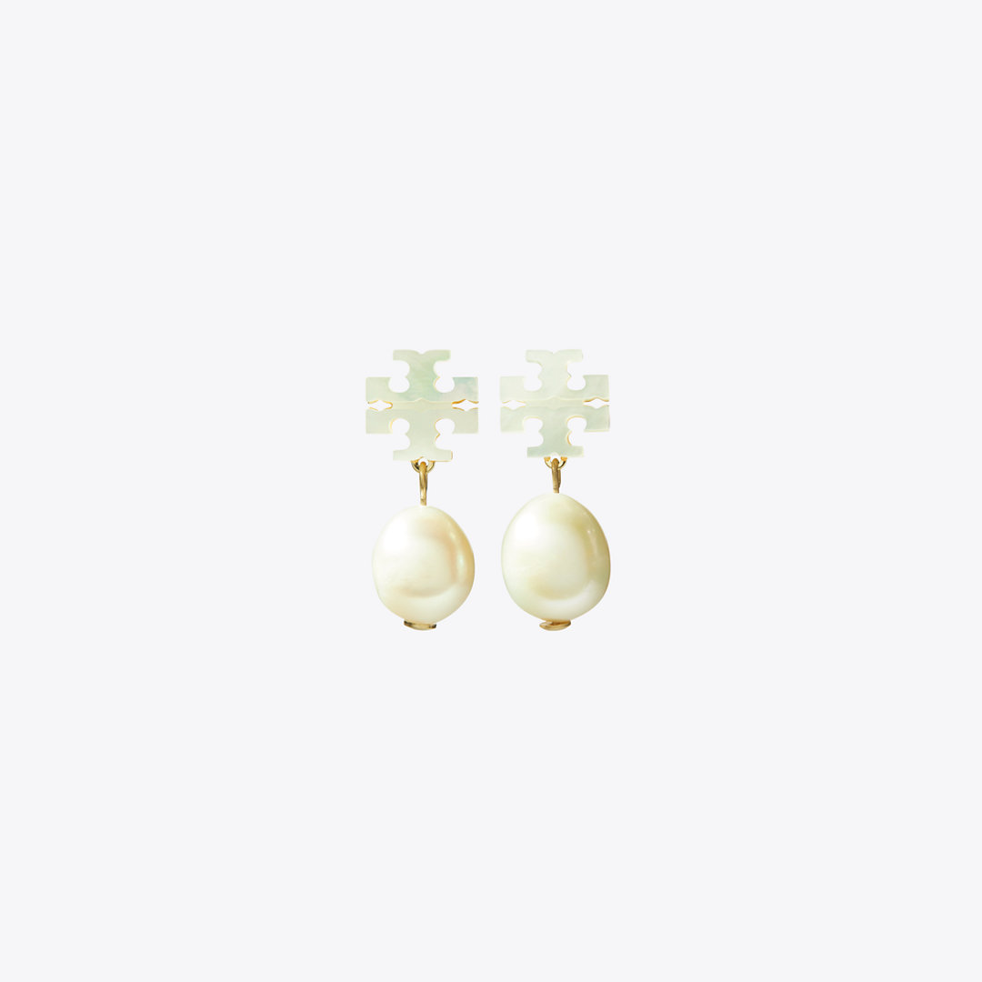 Tory Burch Kira Mother of Pearl Drop Earring