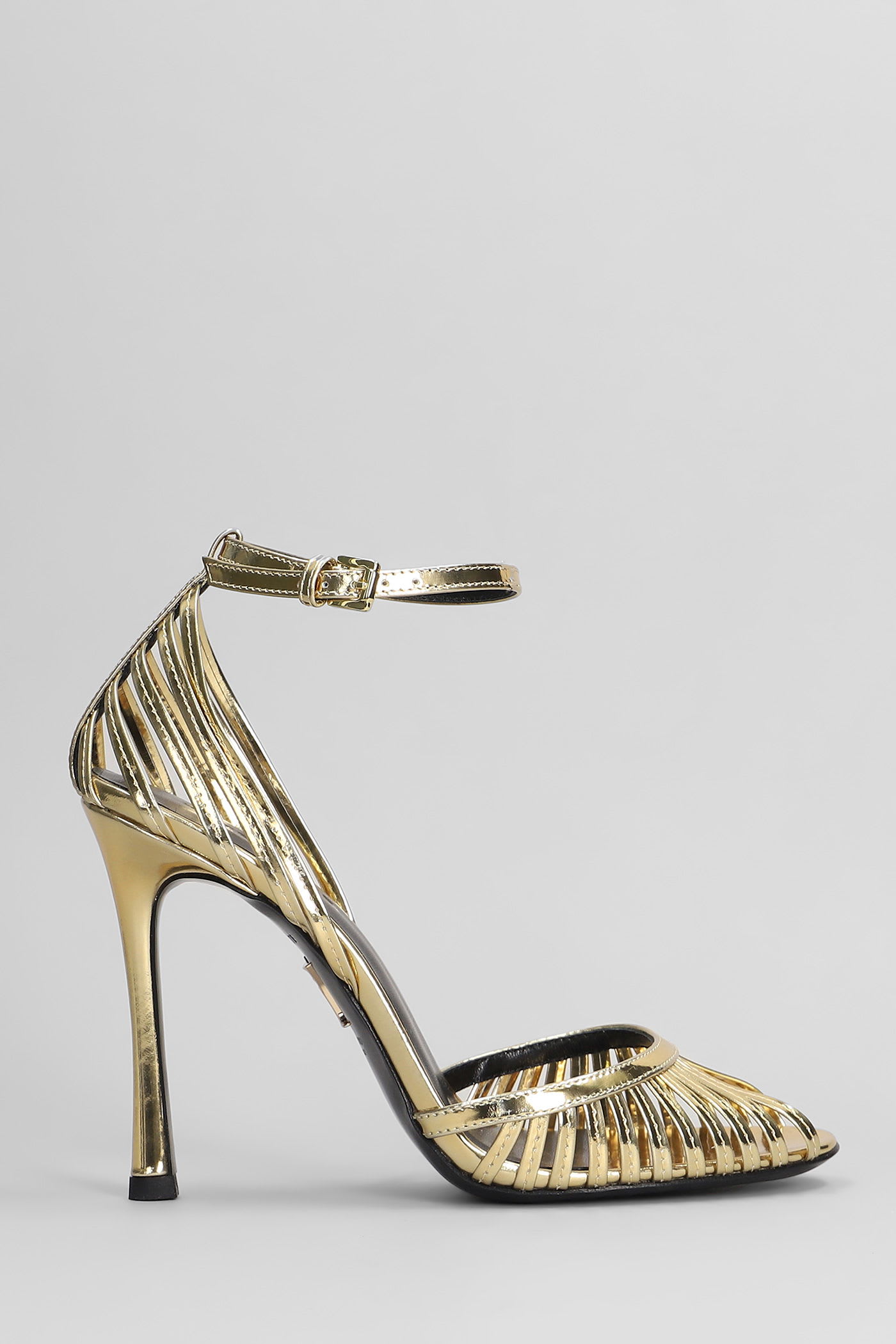 retrofete Analu Sandals In Gold Leather