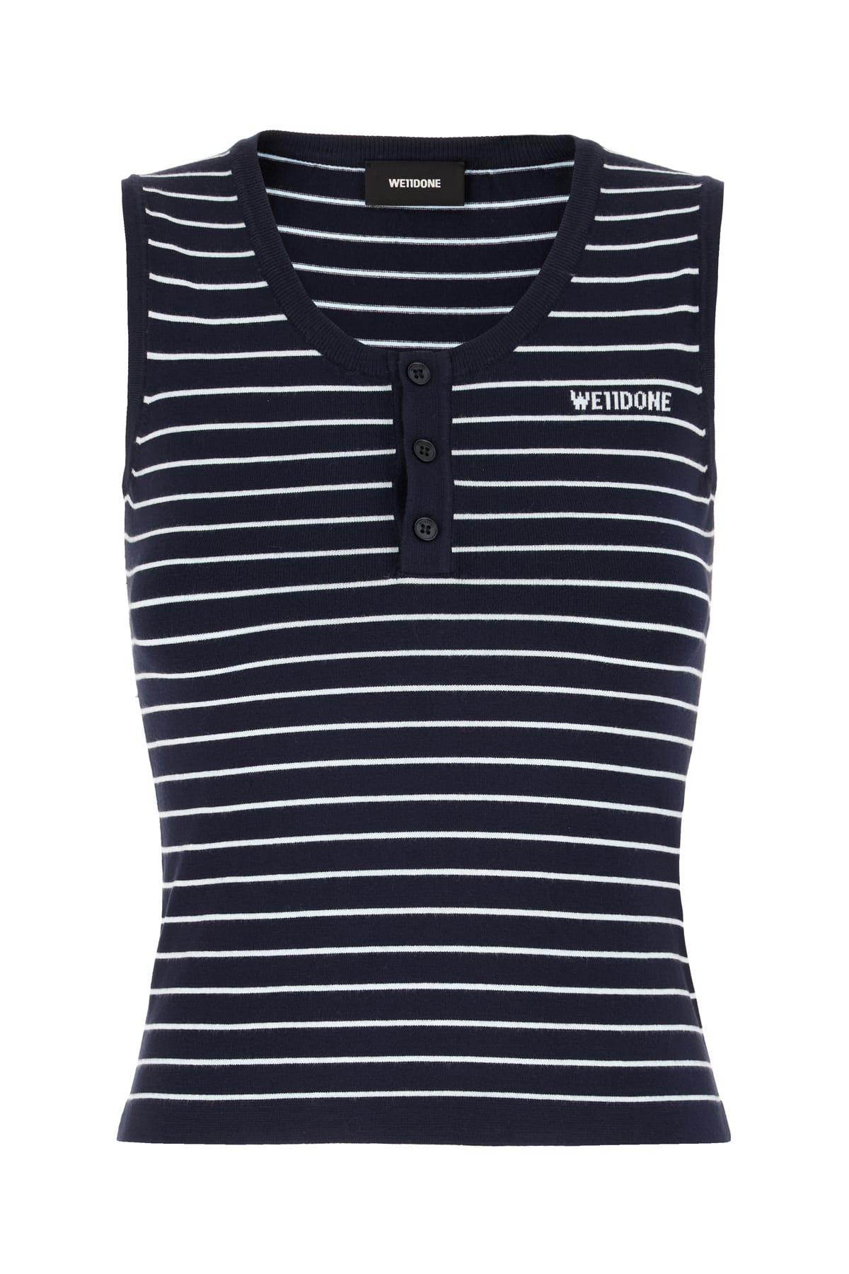 WE11 DONE Multicolor Viscose Blend Top