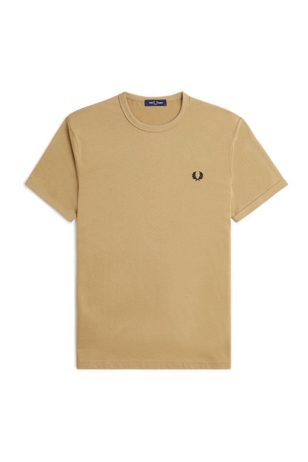 Fred Perry Ringer Logo-embroidered Crewneck T-shirt
