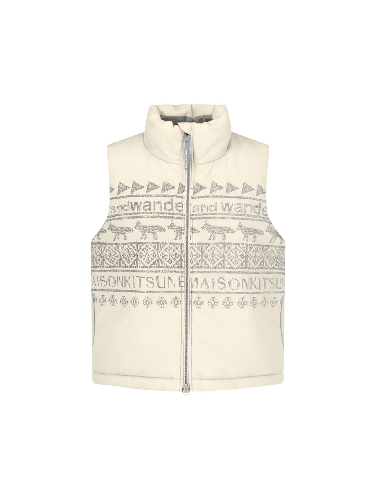 And Wander X Maison Kitsuné nordic Border Vest