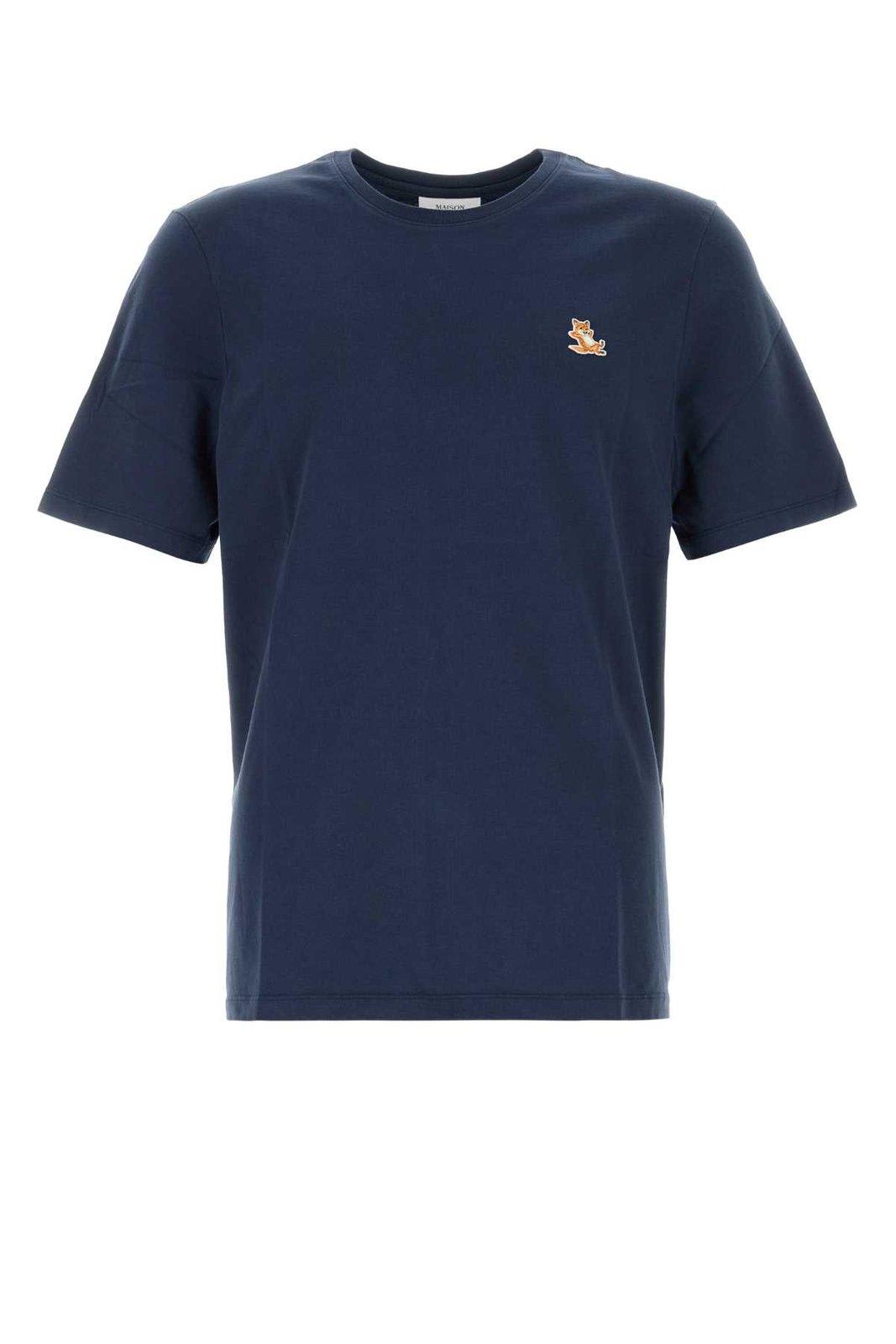Maison Kitsuné Chillax Fox Patch Crewneck T-shirt