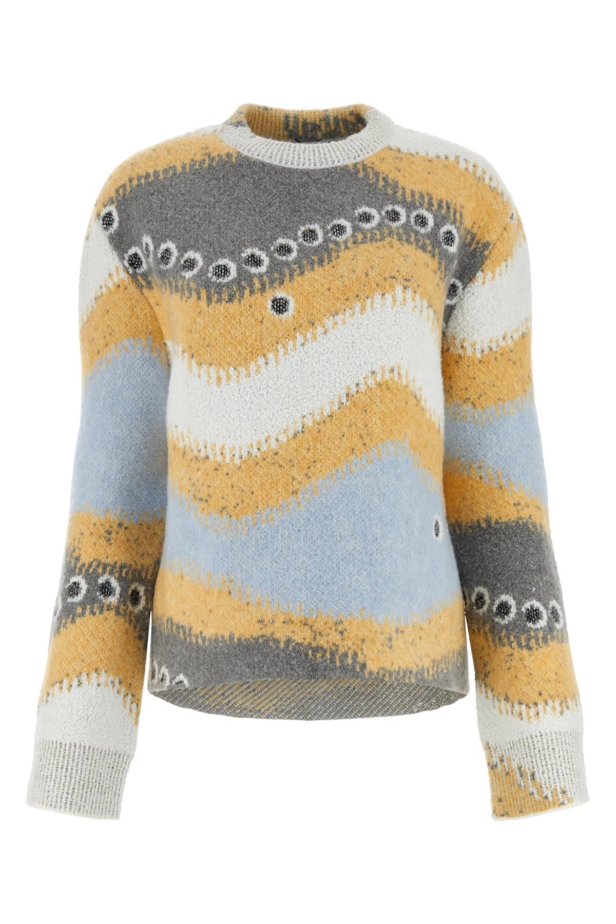 Loewe Multicolor Stretch Wool Blend Sweater