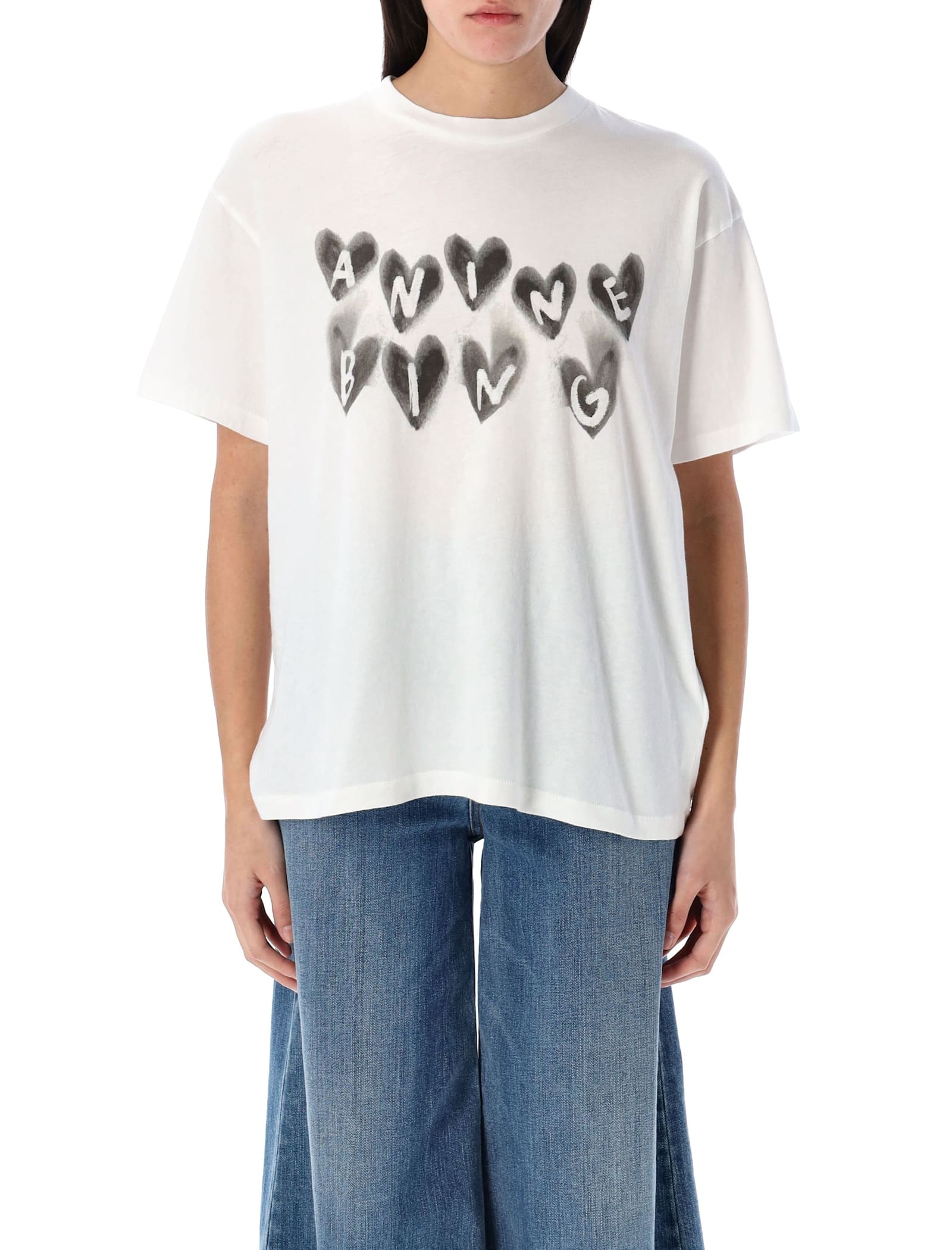 Anine Bing Cade Tee Hearts