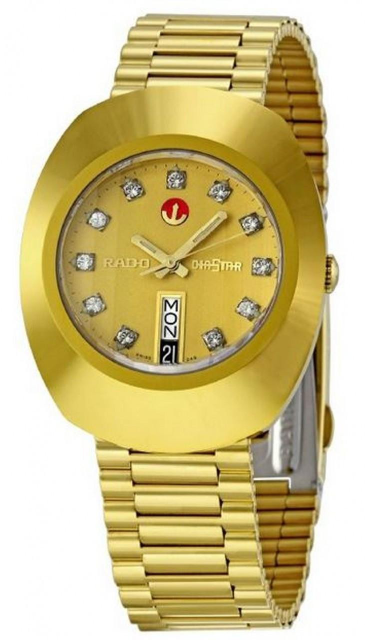 Rado The Original Gold Men's Diamonds Watch R12413493