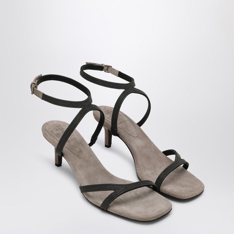 Brunello Cucinelli Sandal City With Precious Straps