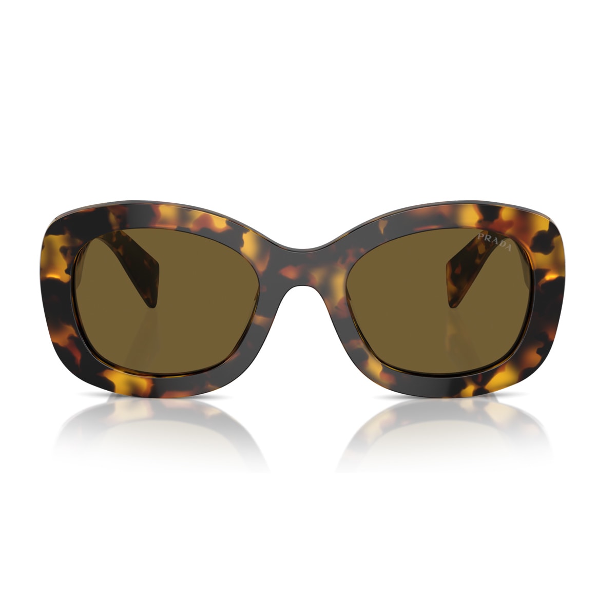 Prada Eyewear Prada Pra A13s Vau01t Miele Tartarugato Sunglasses