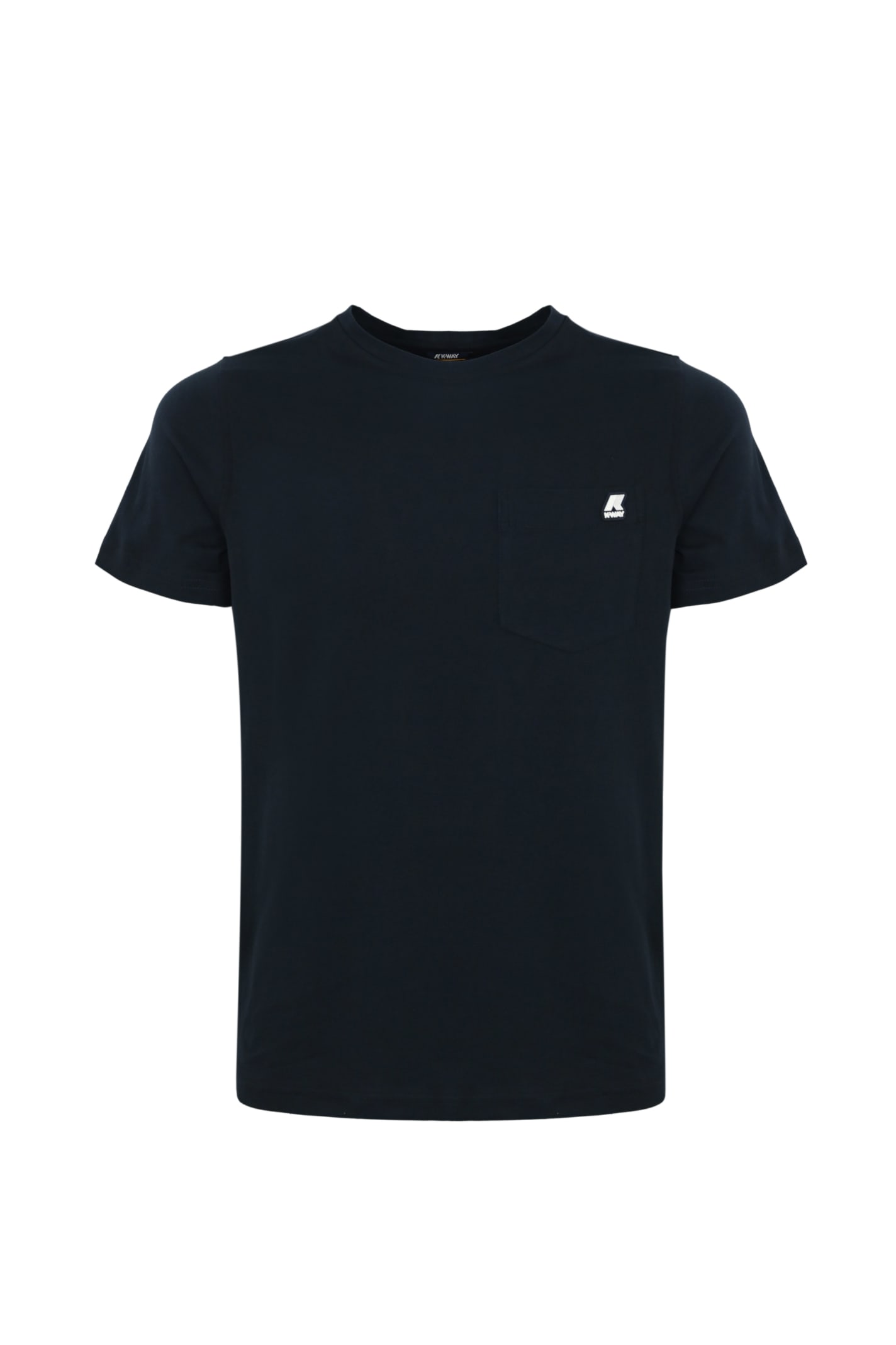 K-Way T-shirt With Rubber Logo T-Shirt