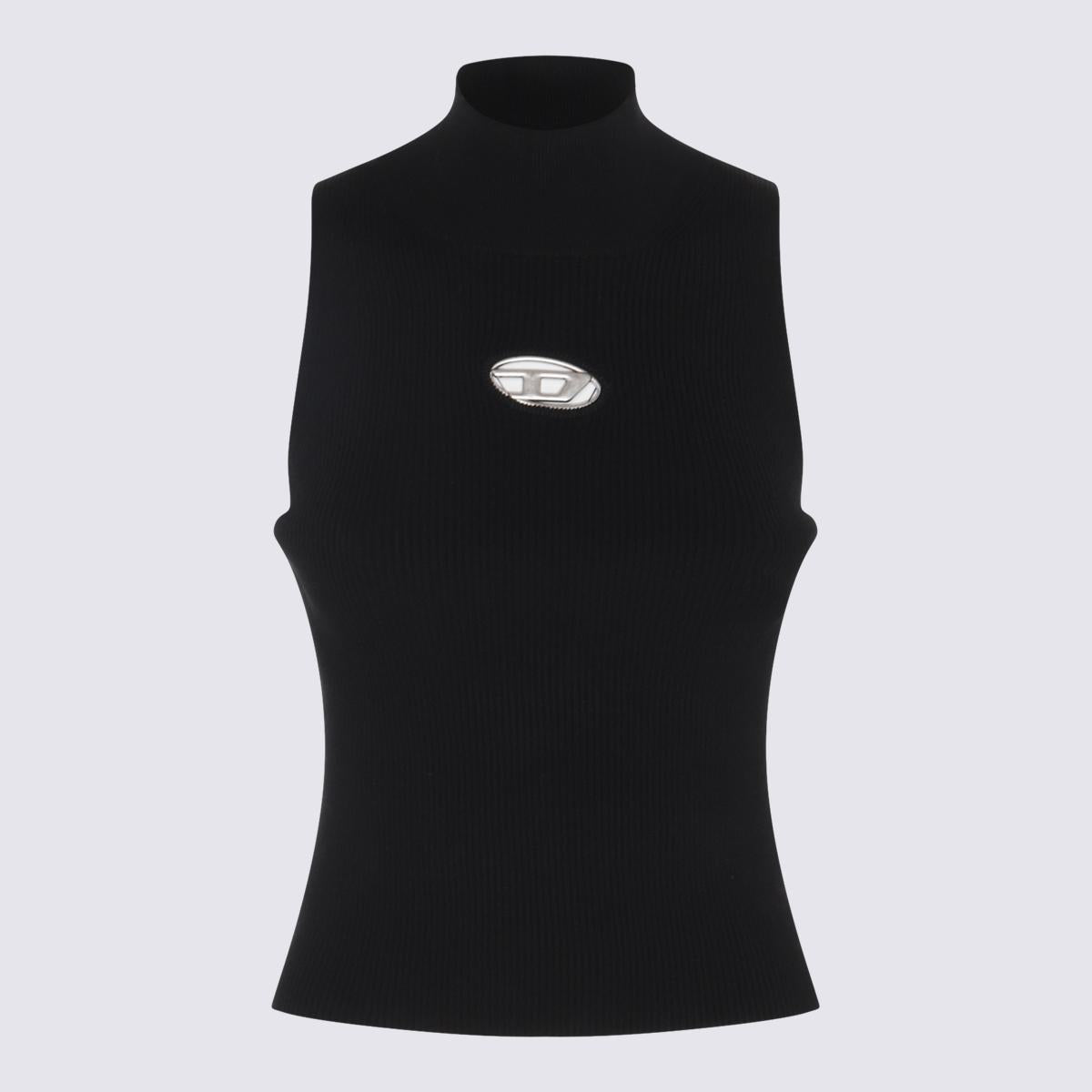 Diesel Black Viscose Top