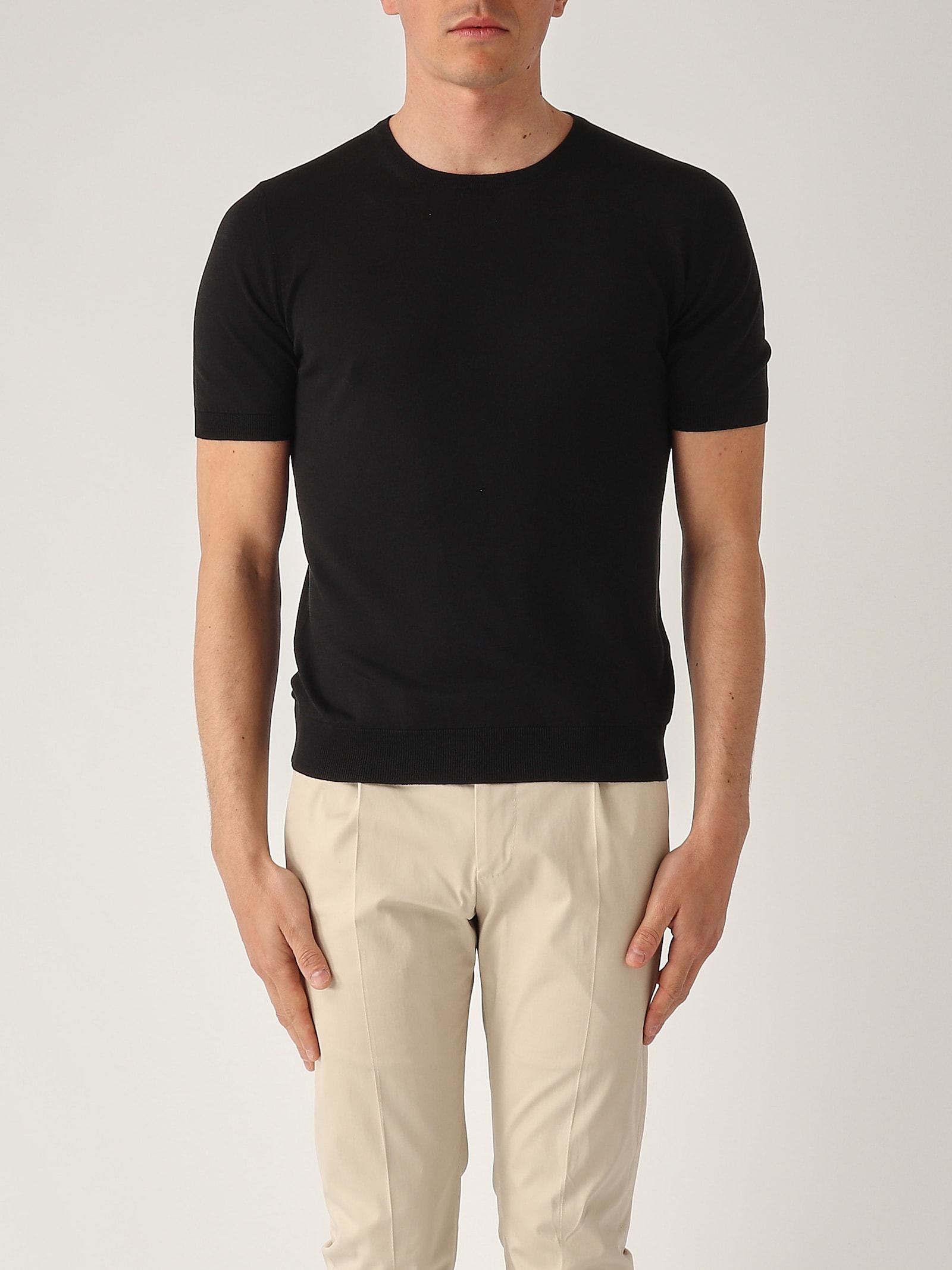 Gran Sasso T-shirt Girocollo M/c In Filo T-shirt