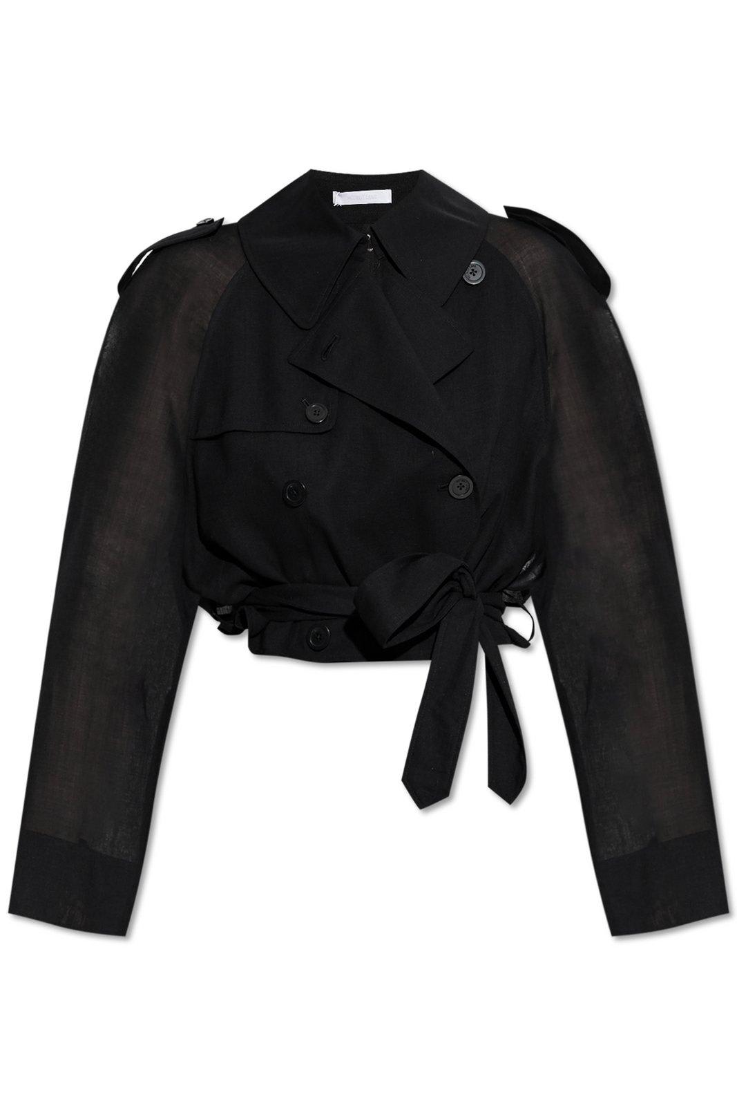 Helmut Lang Cropped Trench Coat
