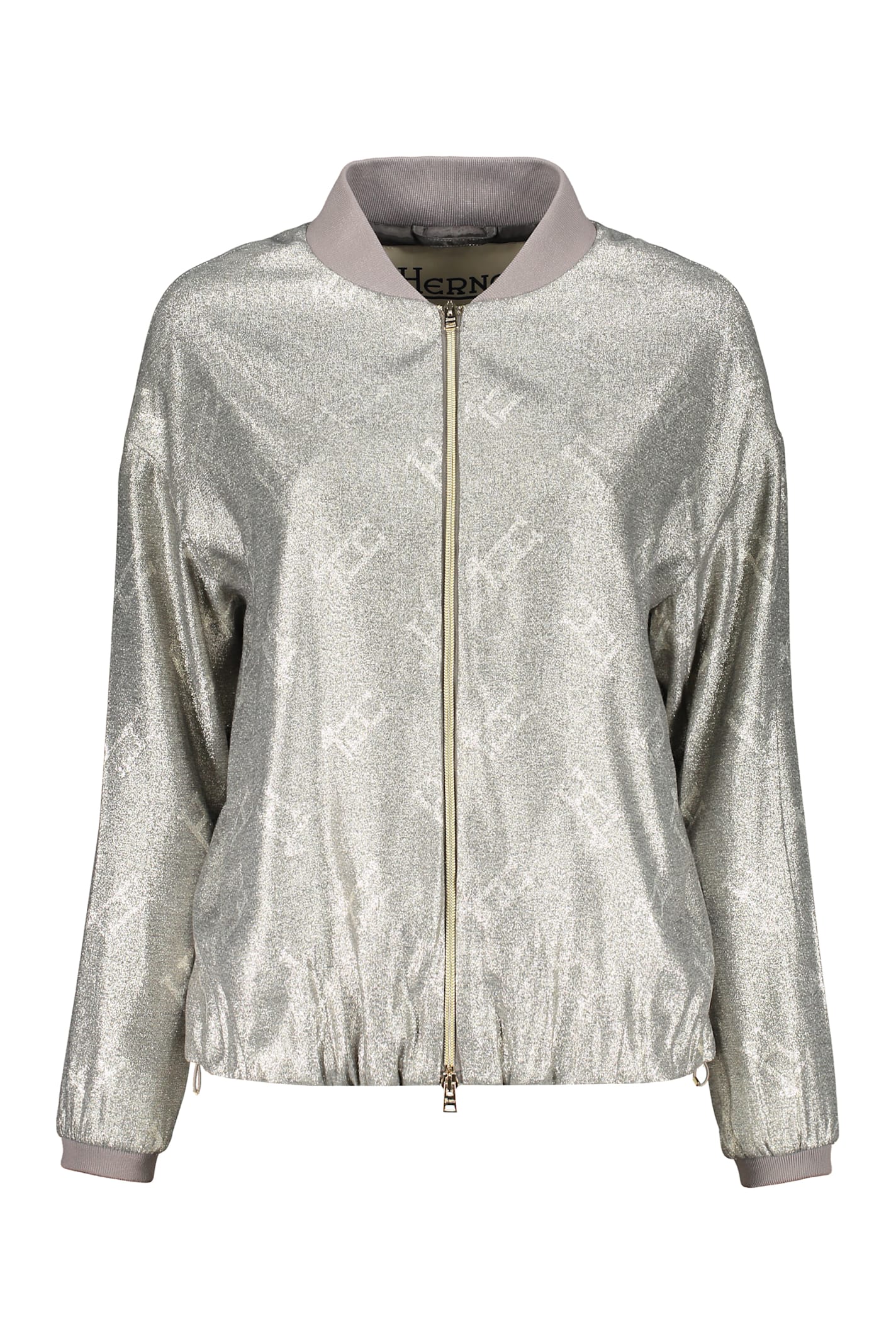 Herno Bomber Jacket With Zip Closure