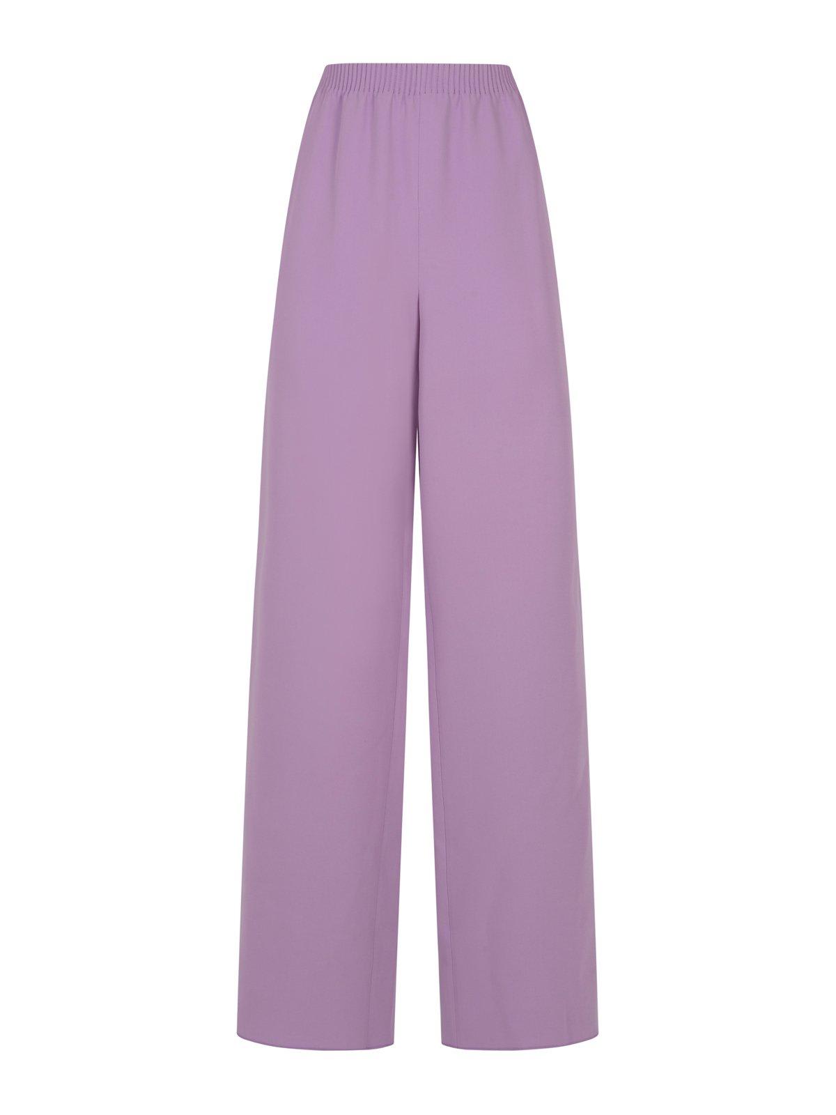 Valentino High Waist Straight Leg Trousers