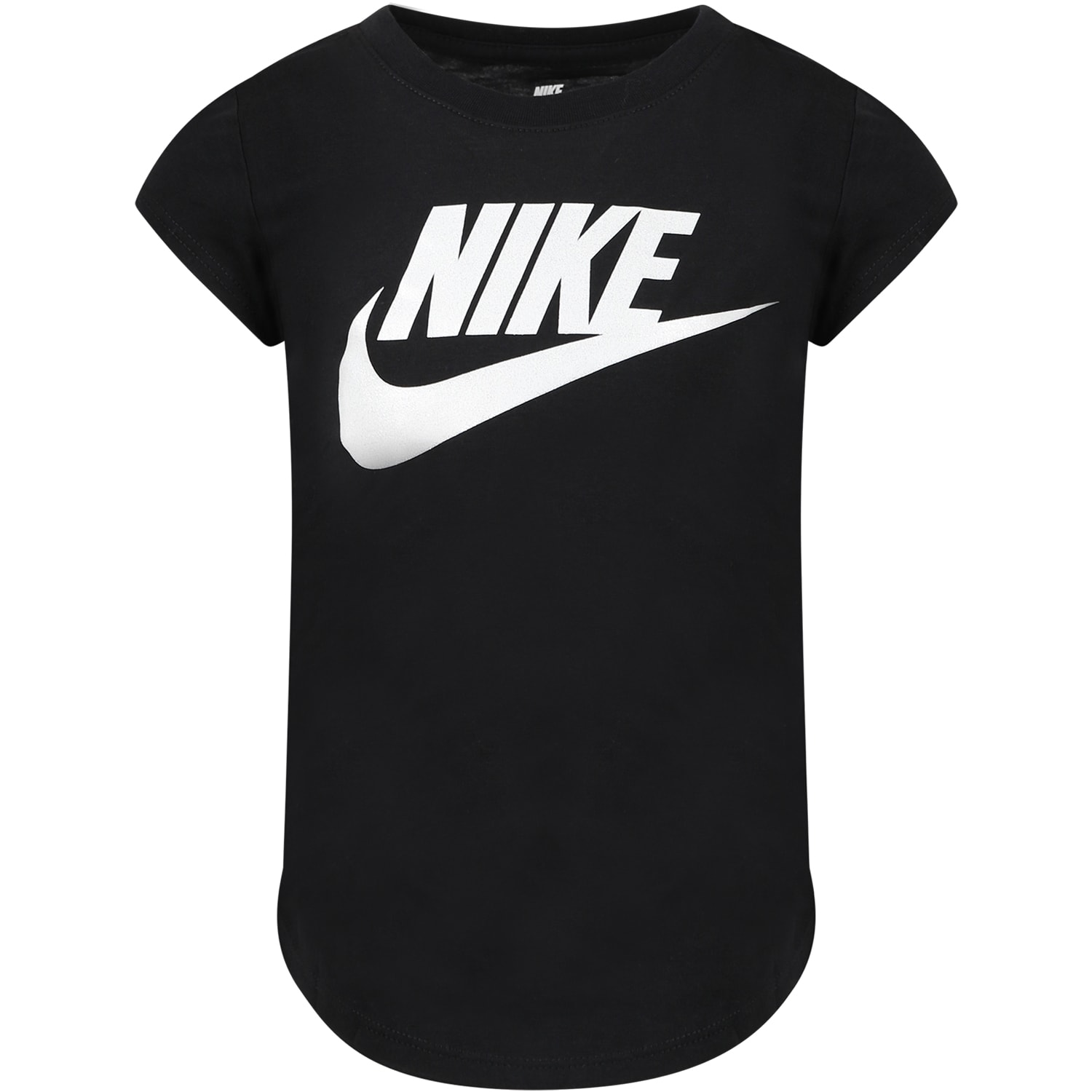 Nike Black T-shirt For Girl With Logo