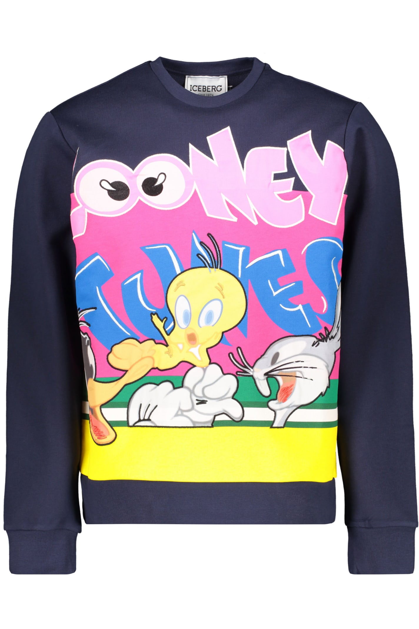 Iceberg Embroidered Cotton Sweatshirt