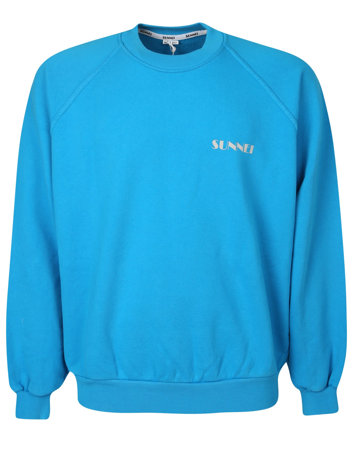 Sunnei Logo Print Round Neck Sweatshirt