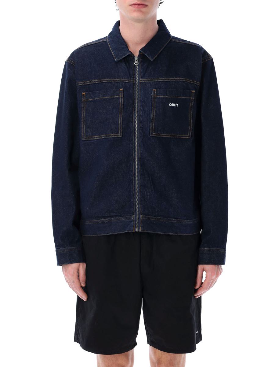 Obey Icon Hardwork 拉链牛仔夹克