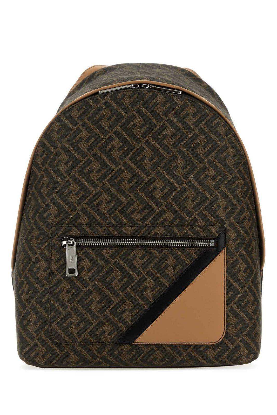 Fendi Chiodo Diagonal Backpack