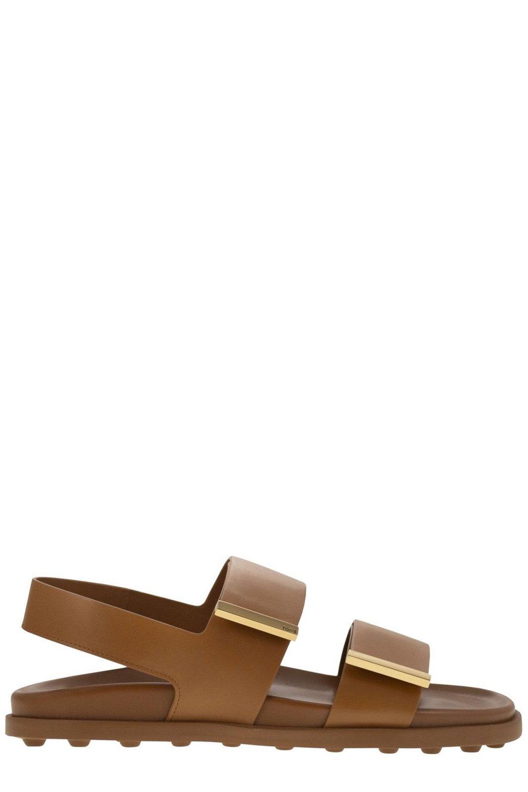 Tod's Logo Engraved Slip-on Sandals