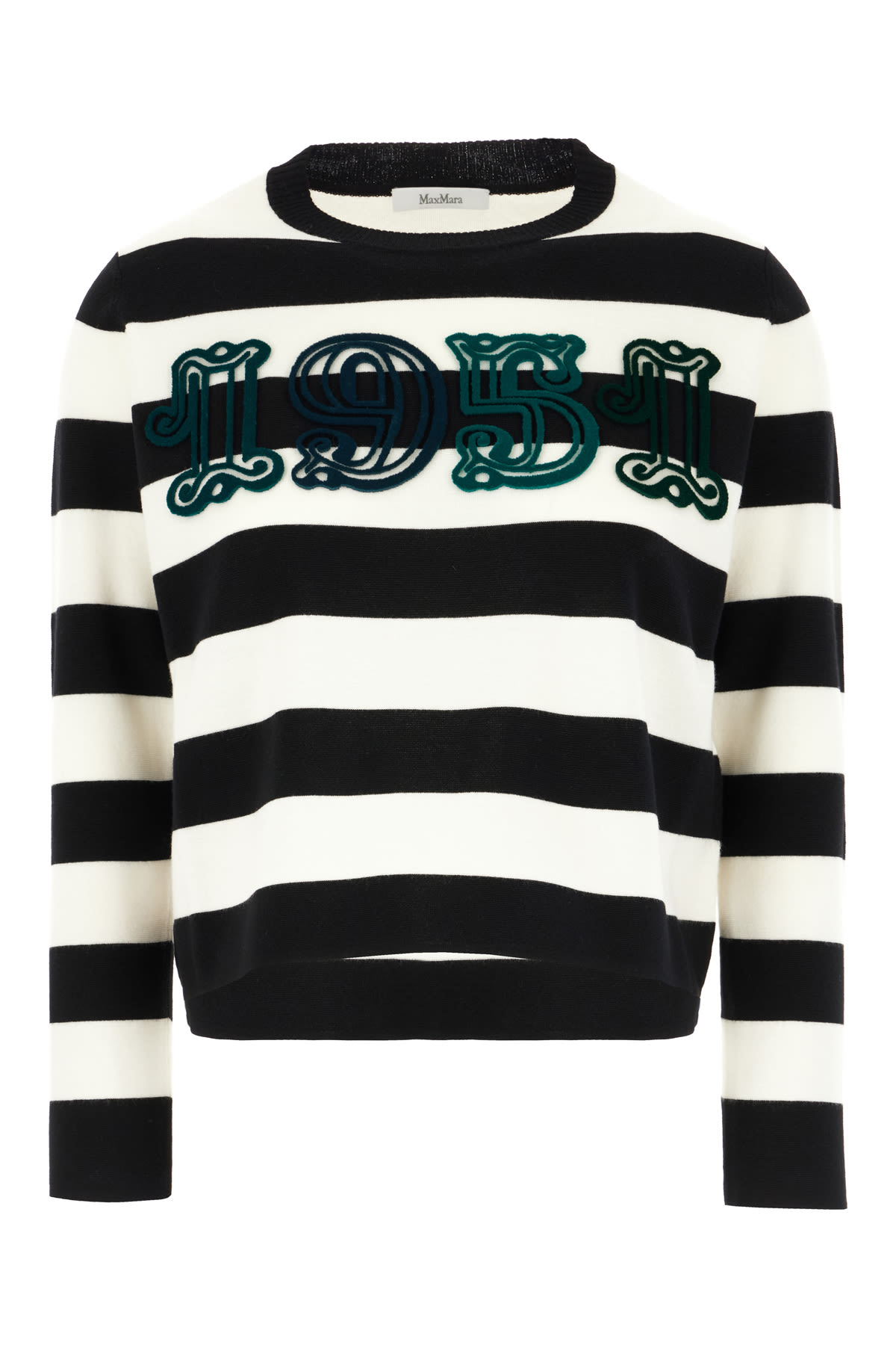 Max Mara Embroidered Wool Sweater