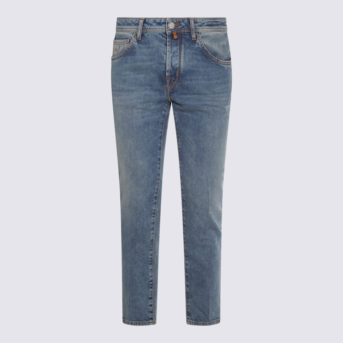 Jacob Cohen Blue Cotton Denim Scott Jeans