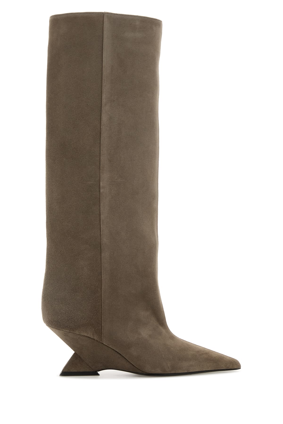 The Attico Mud Suede Cheope Boots