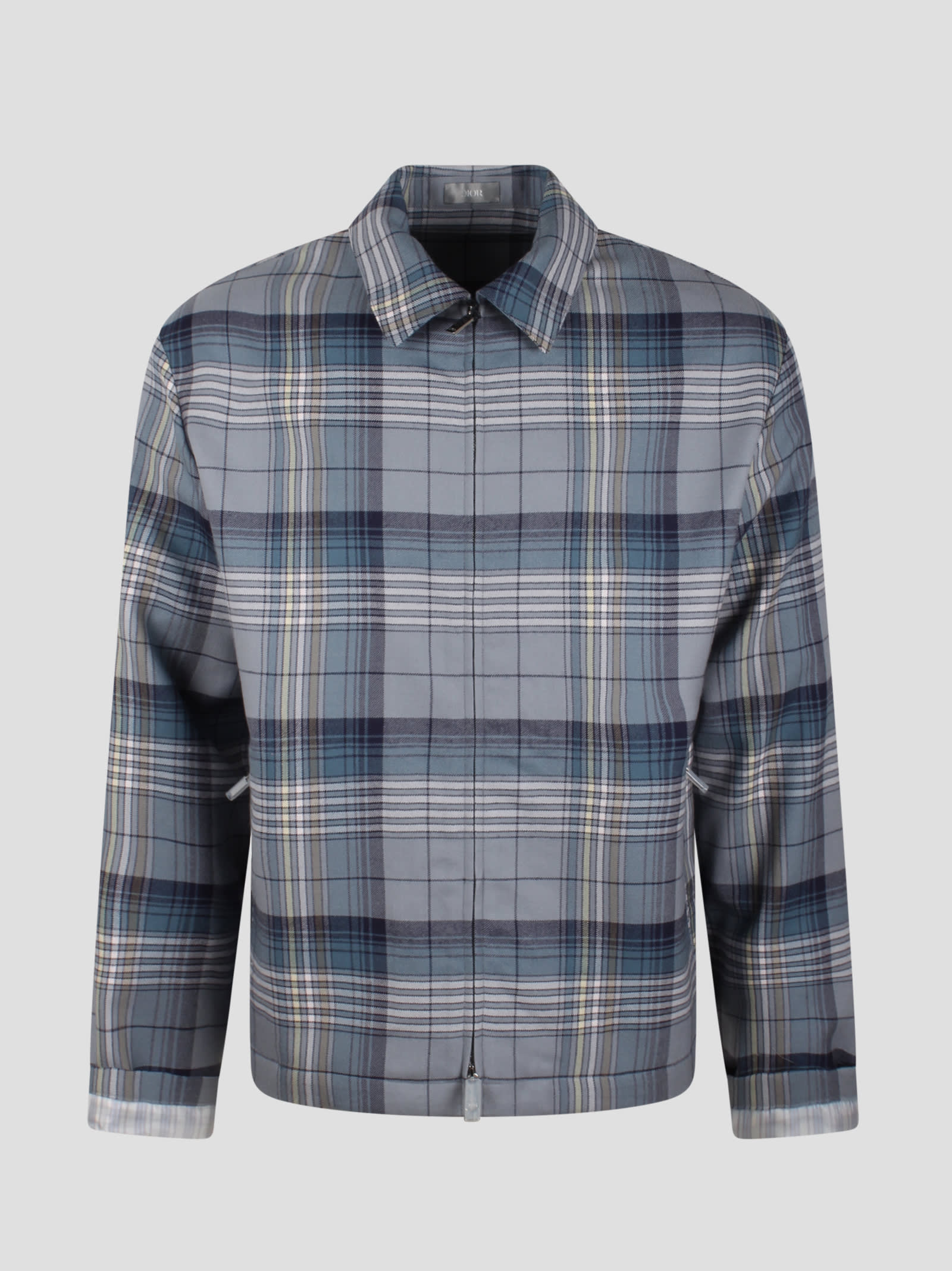 Dior Zipped Checked Shirt