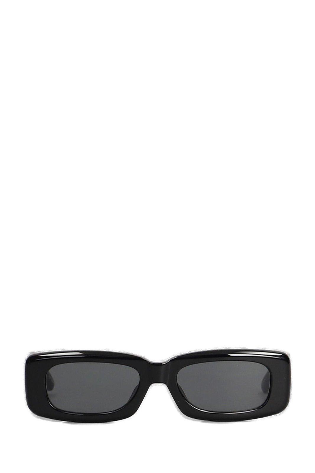 The Attico X Linda Farrow Mini Marfa Rectangle Frame Sunglasses