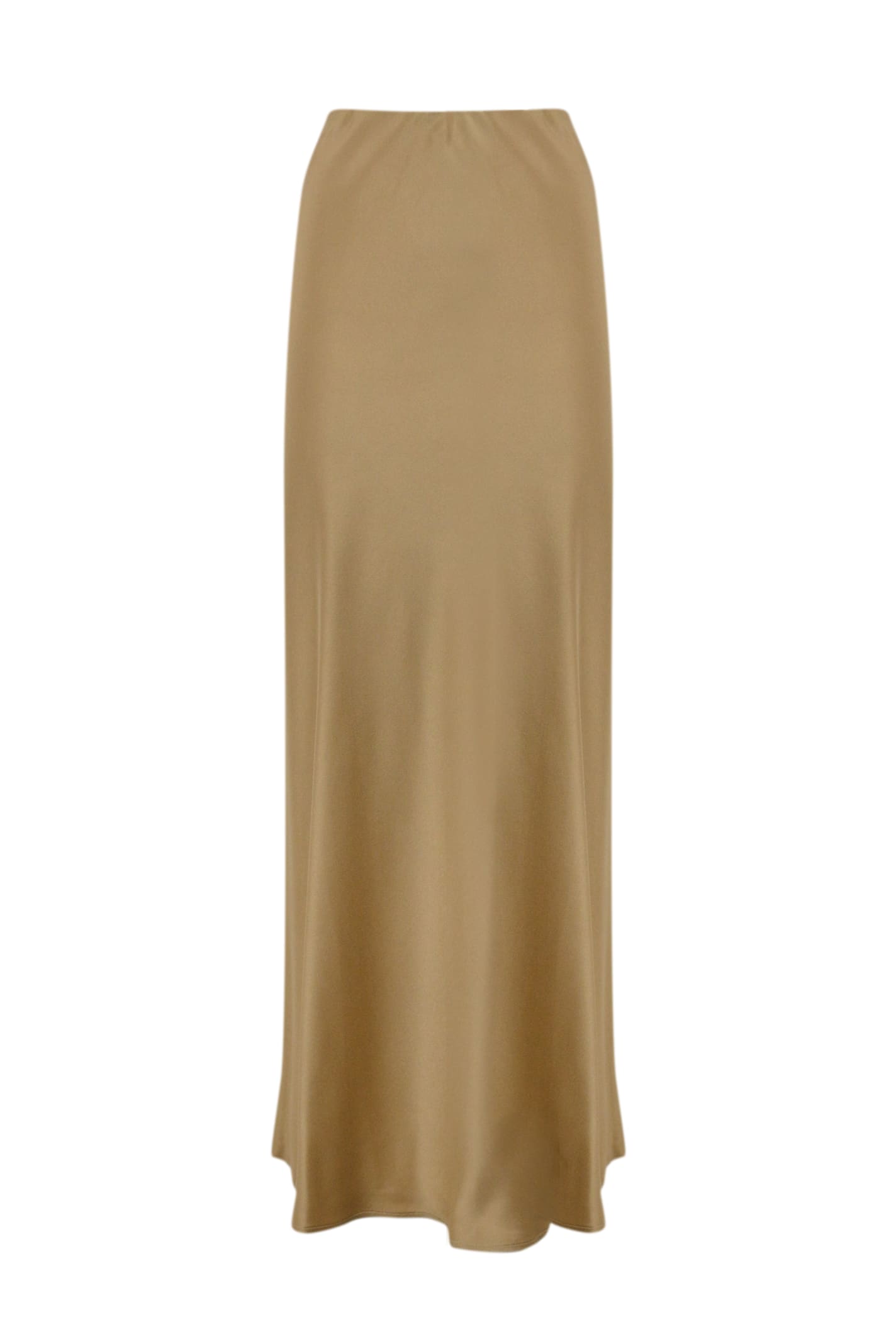 Liviana Conti Long Satin Skirt