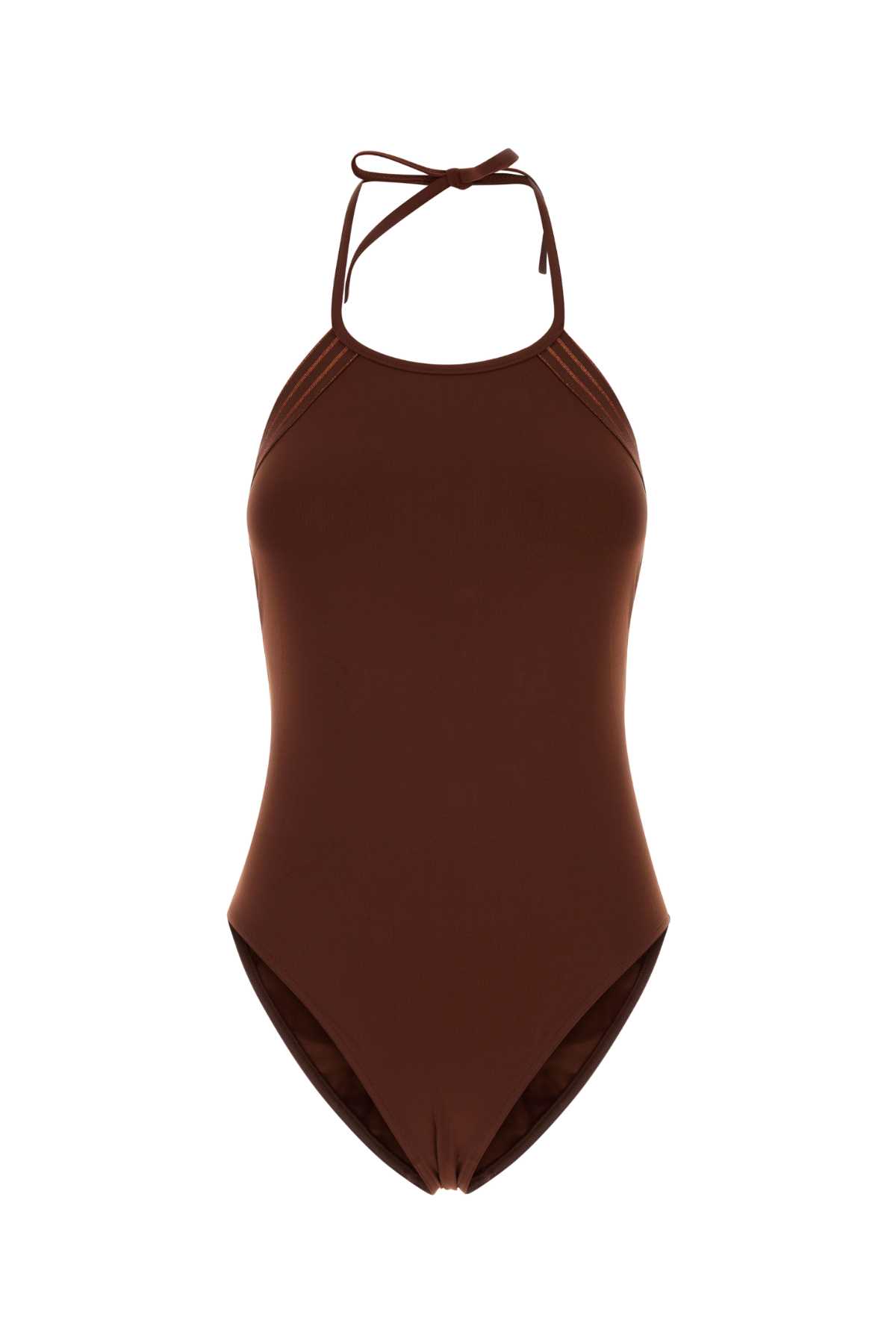 Eres Brown Stretch Nylon Numero Swimsuit