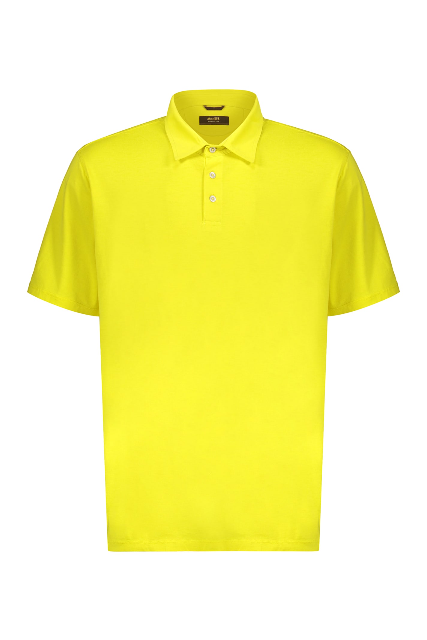 Moorer Short Sleeve Cotton Polo Shirt