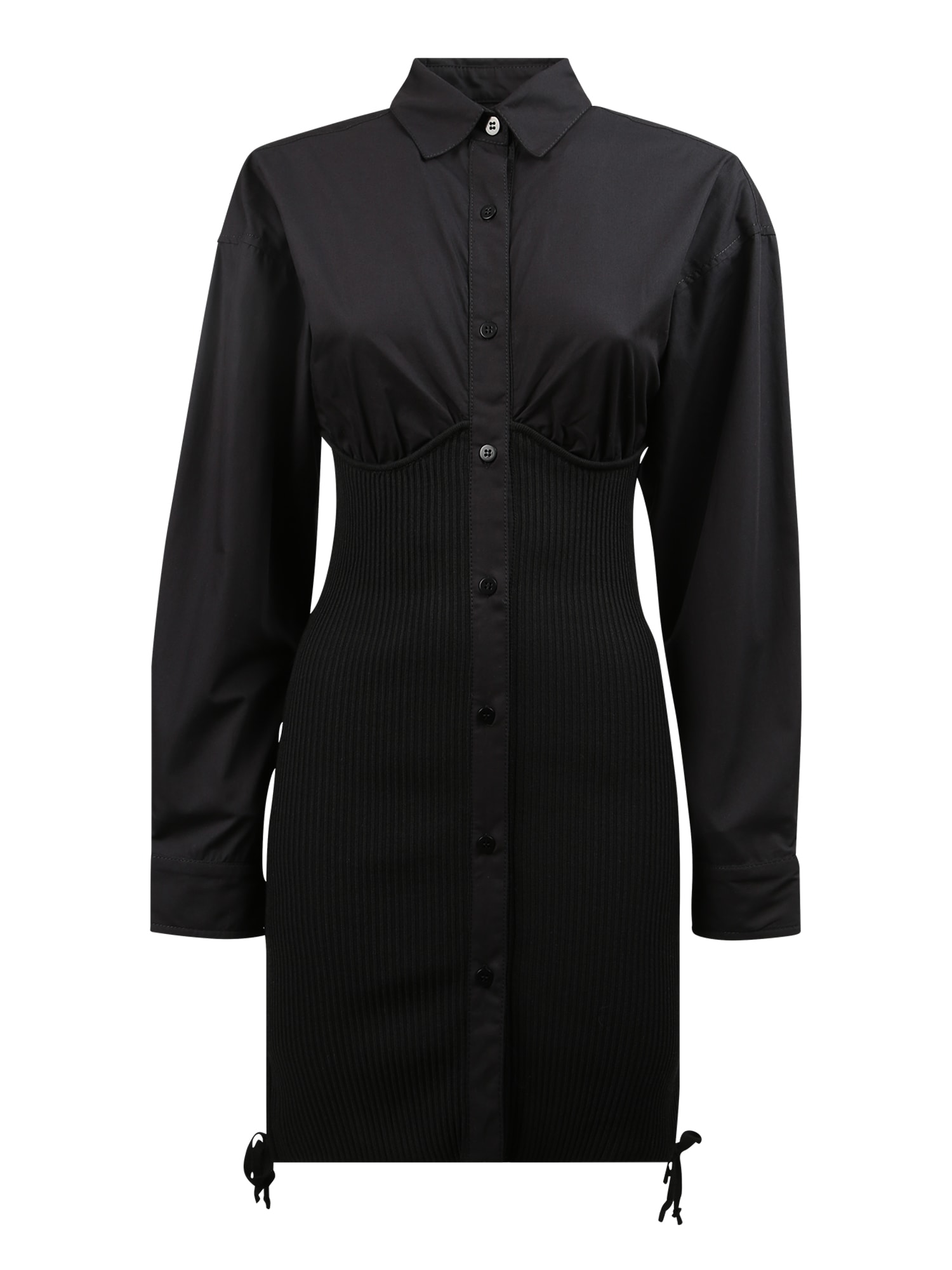 ANDREĀDAMO Ribbed Knit Midi Dress