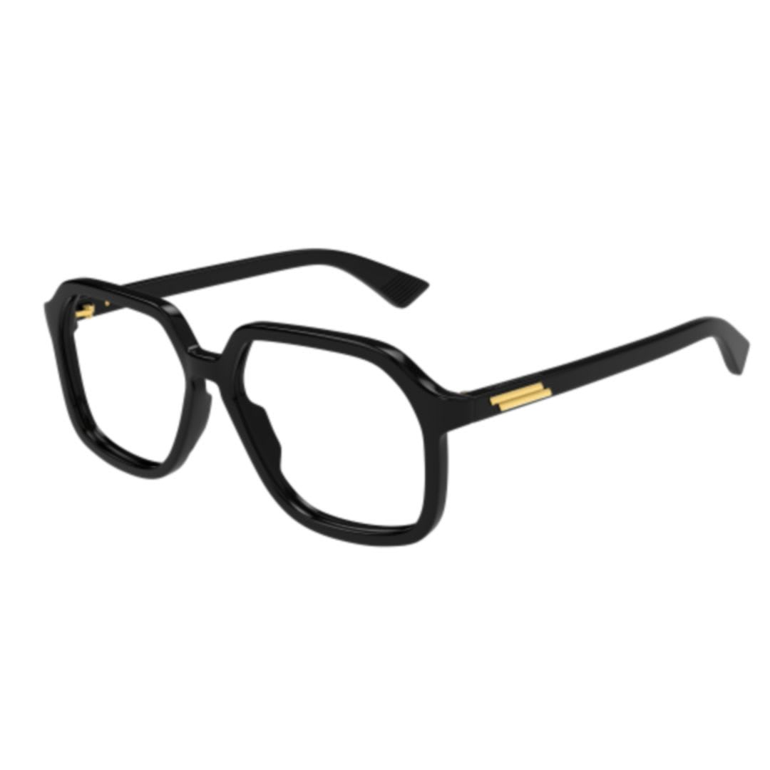 Bottega Veneta Eyewear Bv1329o-001 Black-black-transparent