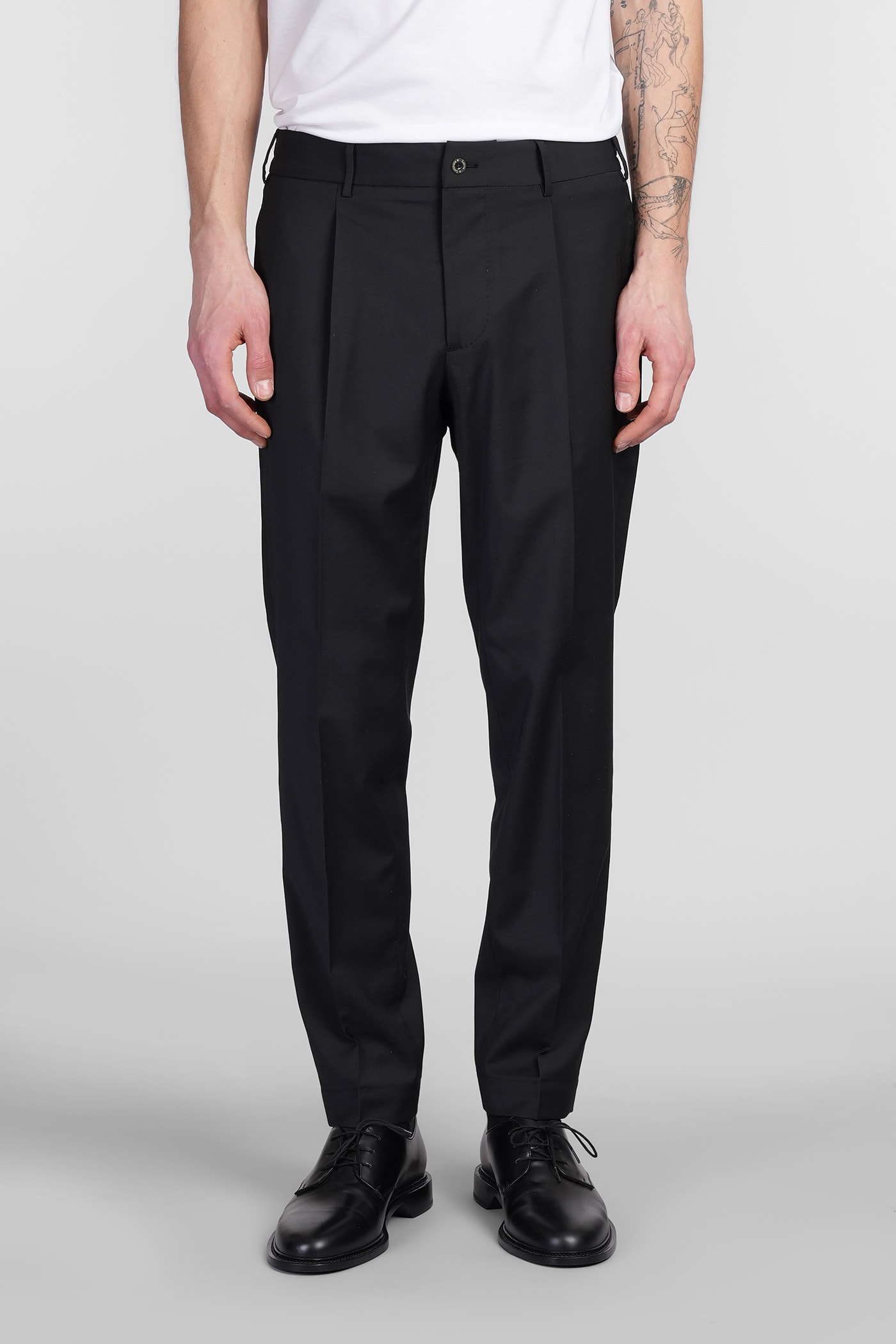 Santaniello Irno Viag Pants In Black Polyester