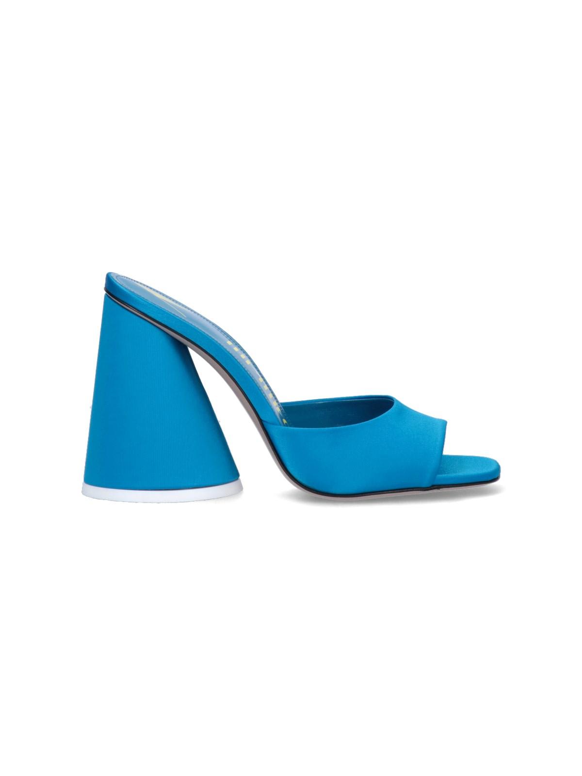 The Attico Luz Chunky Heel Mule